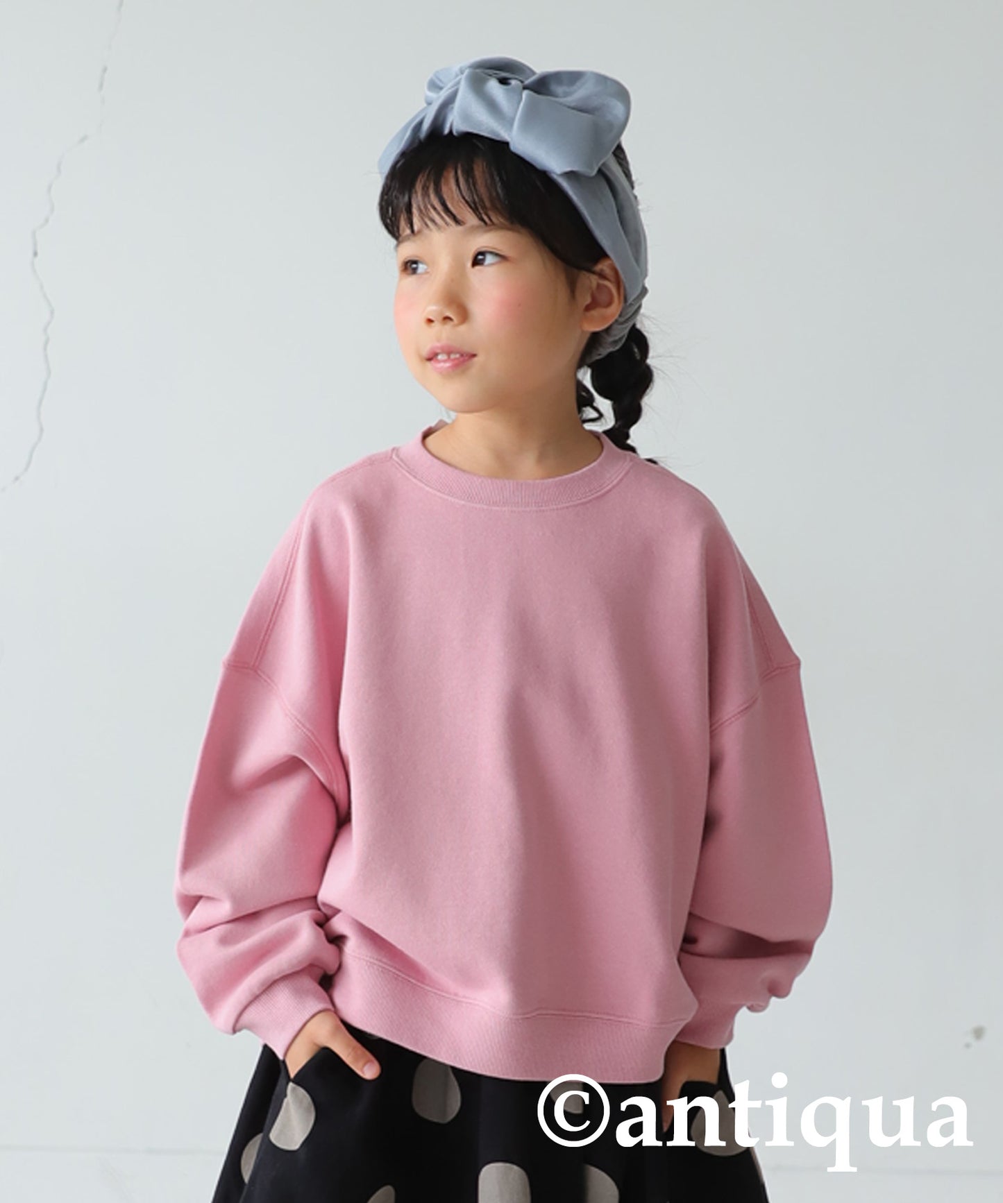 100%cotton pile fabric sweatshirt Kids