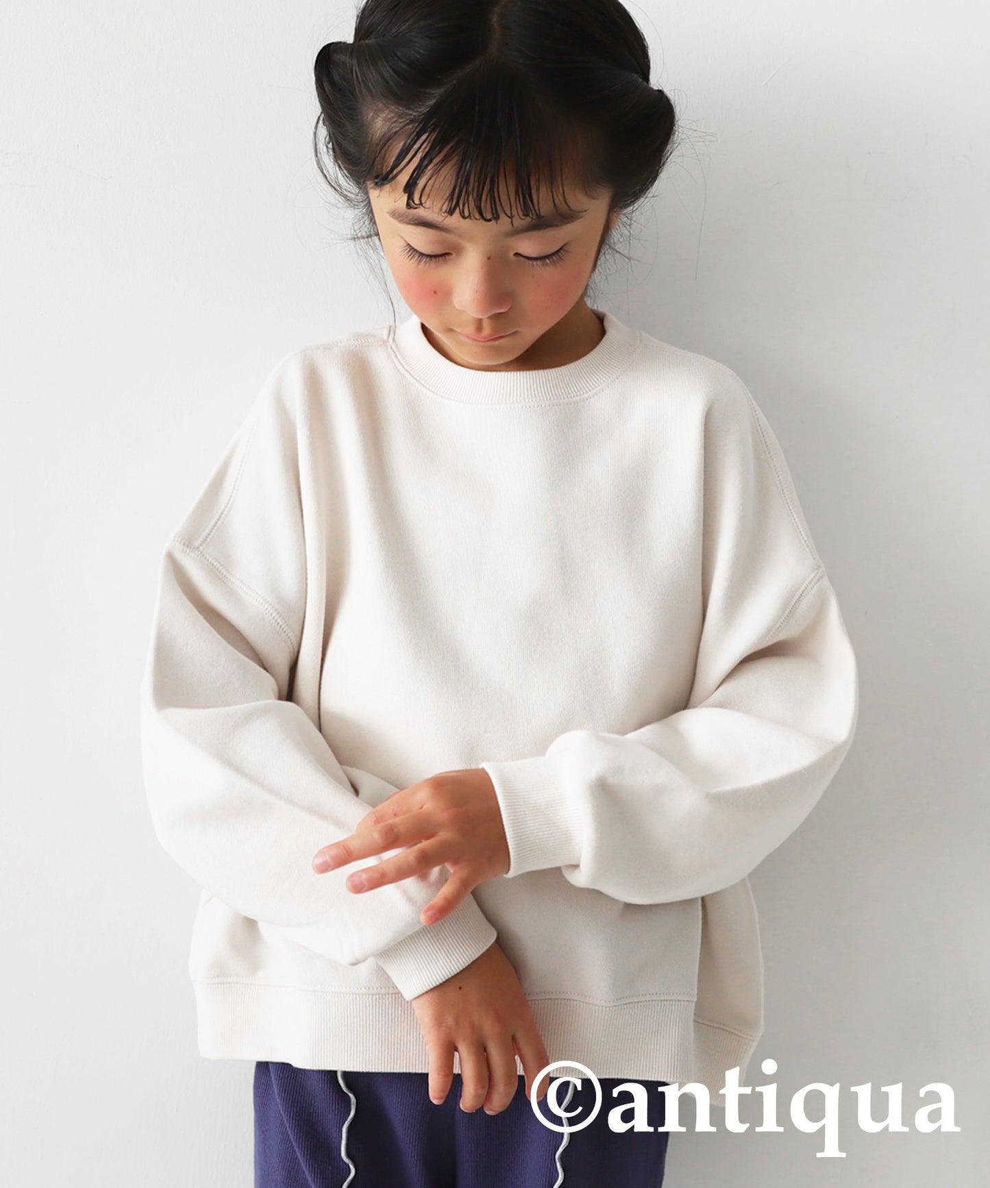 100%cotton pile fabric sweatshirt Kids