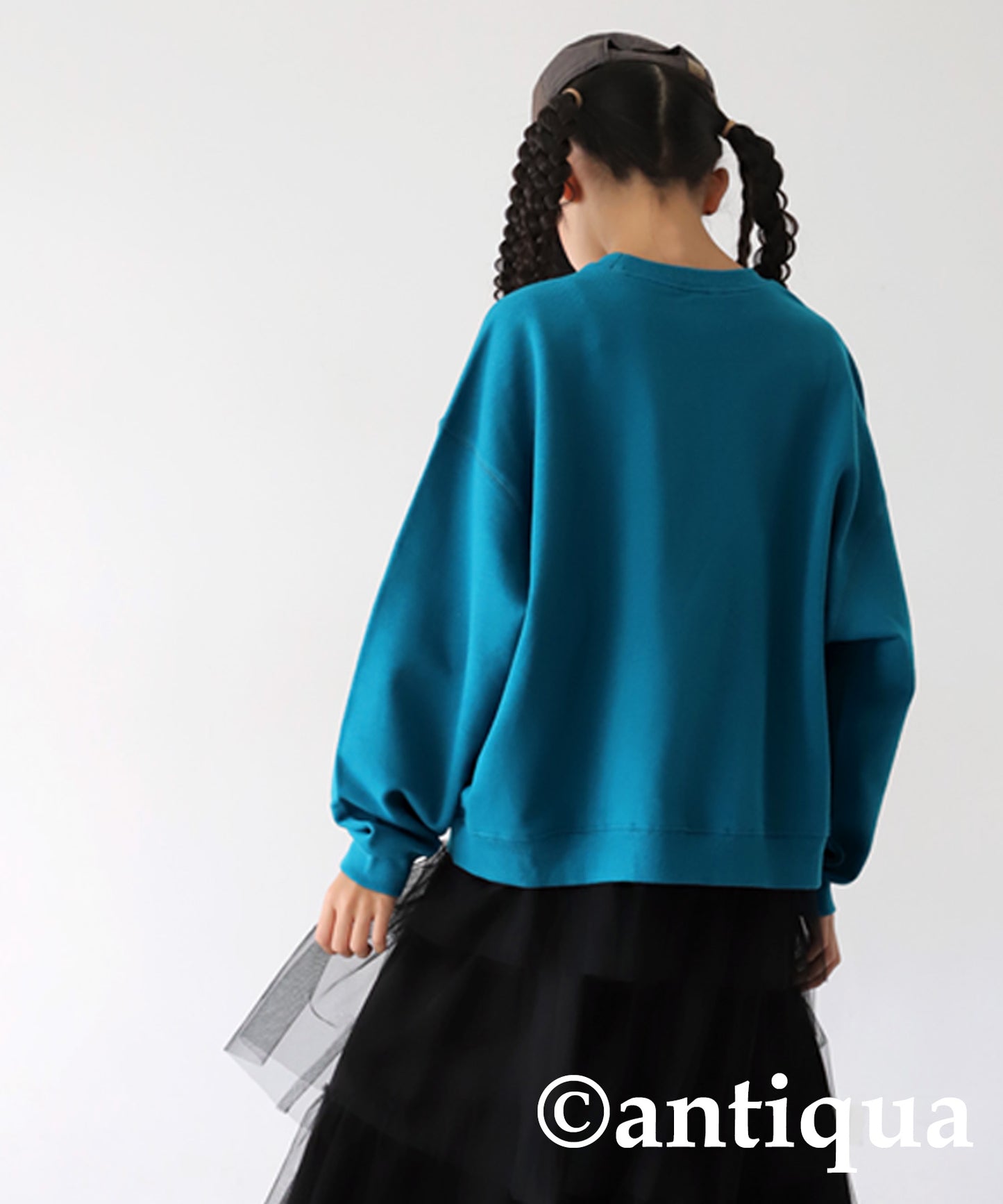 100% Cotton Basic Silhouette Sweatshirt Junior