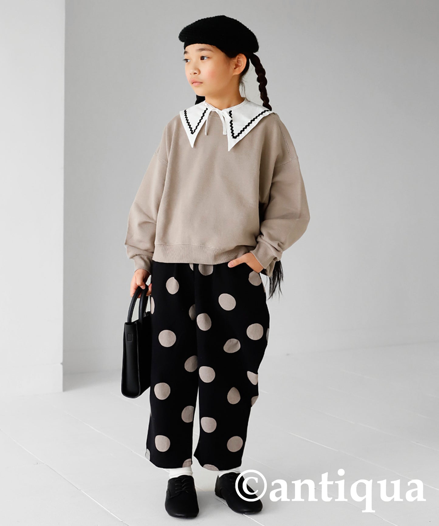 100% Cotton Basic Silhouette Sweatshirt Junior