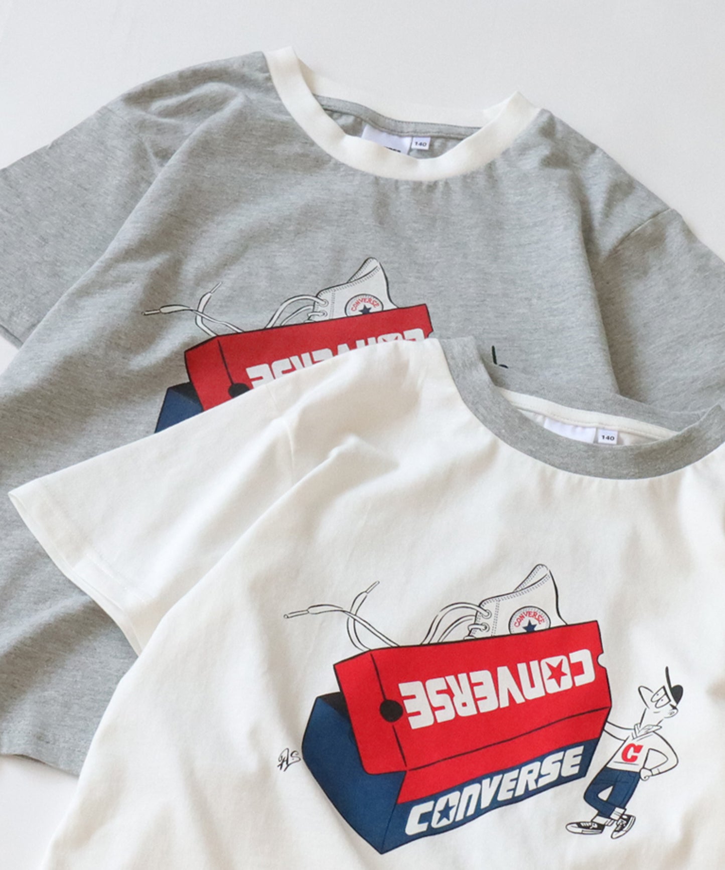 Converce logo print T-shirt Kids