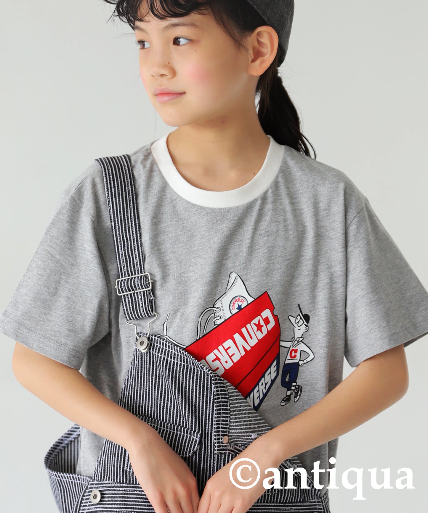 Converce logo print T-shirt Kids