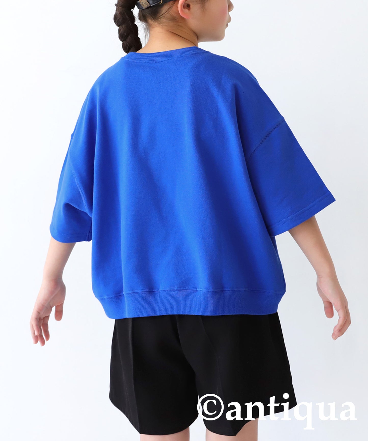 100%cotton short -sleeved pullover Kids