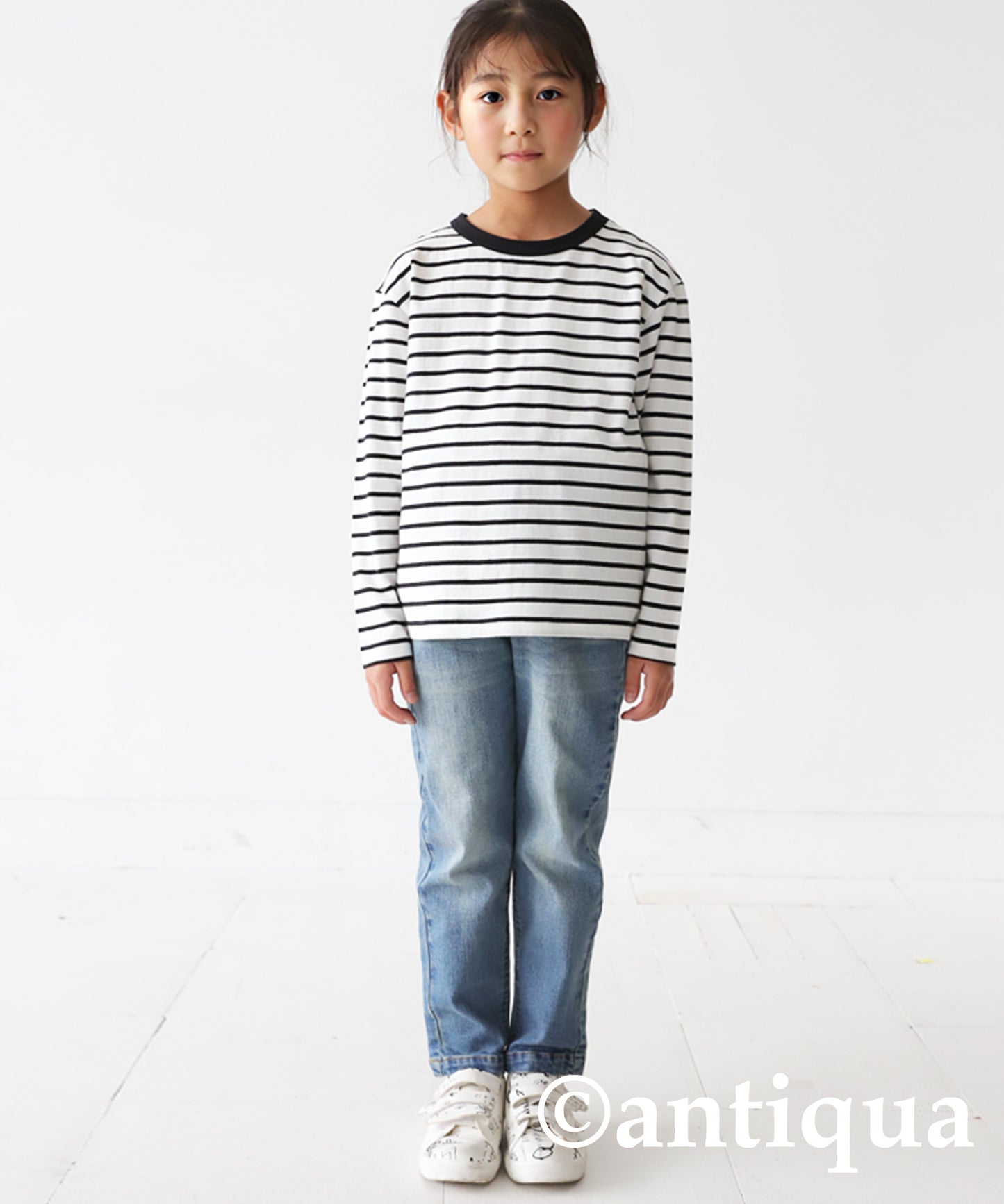 Border long T-shirt Kids