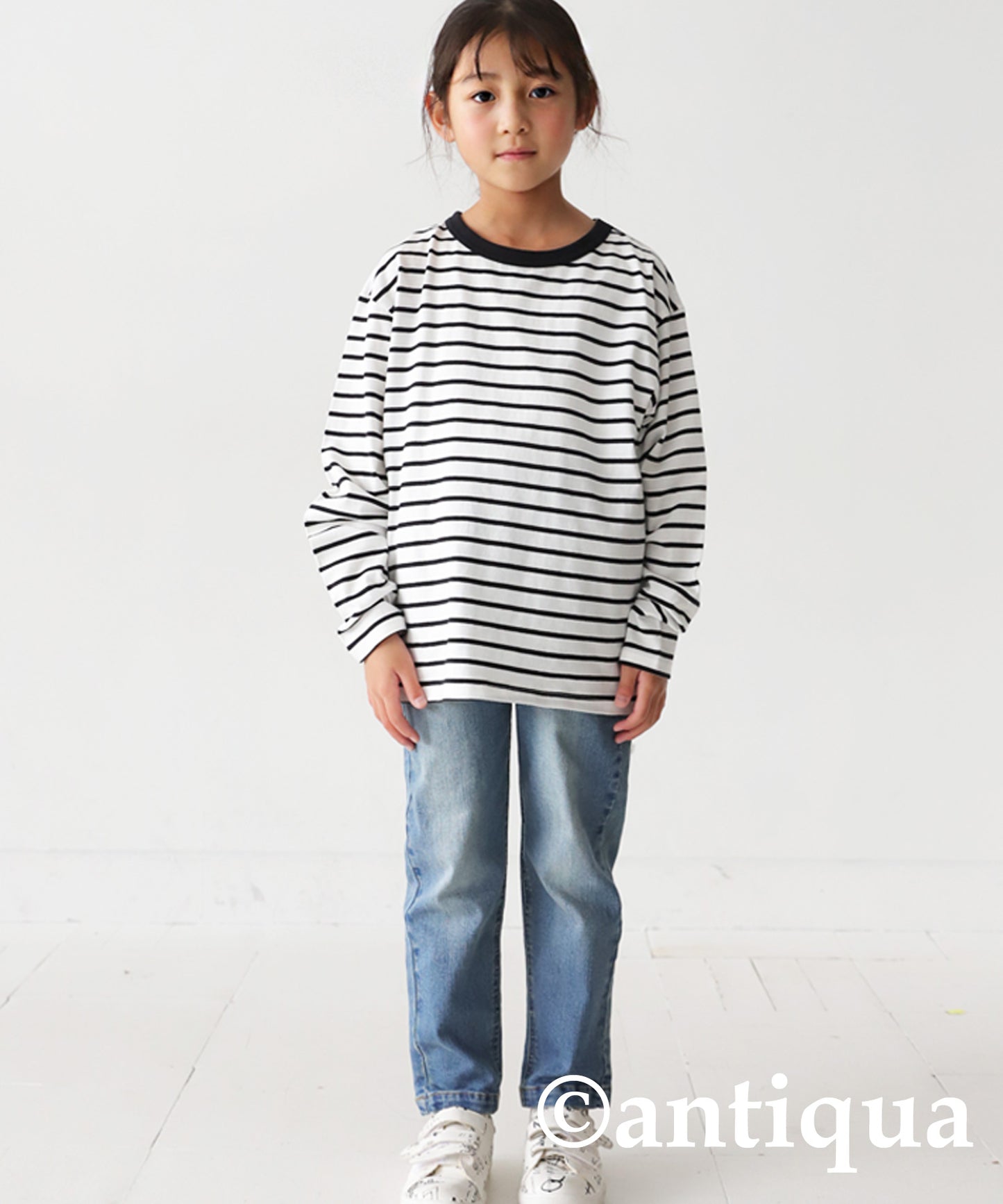 Border long T-shirt Kids