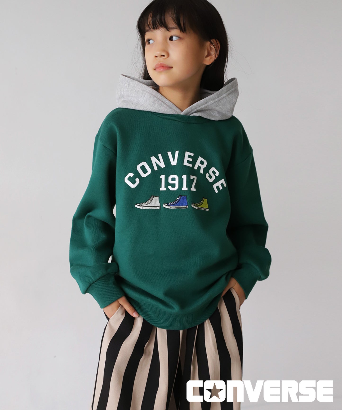 Layered Sweat Parker Kids