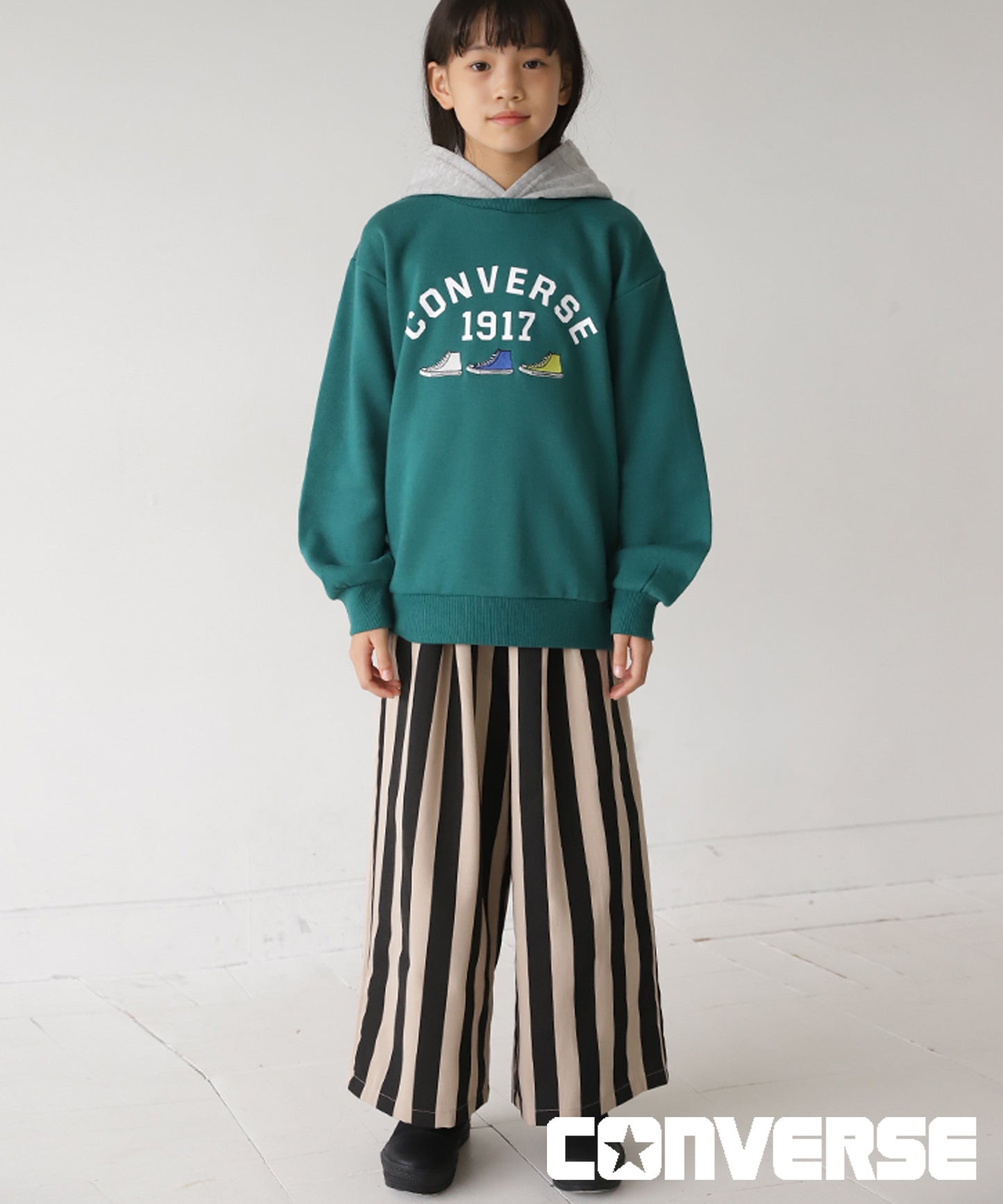 Layered Sweat Parker Kids