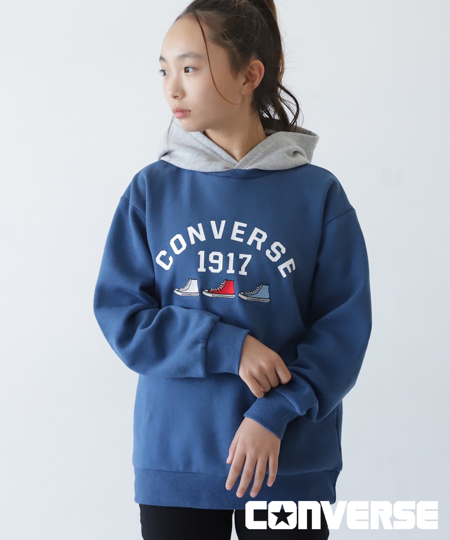 Layered Sweat Parker Kids