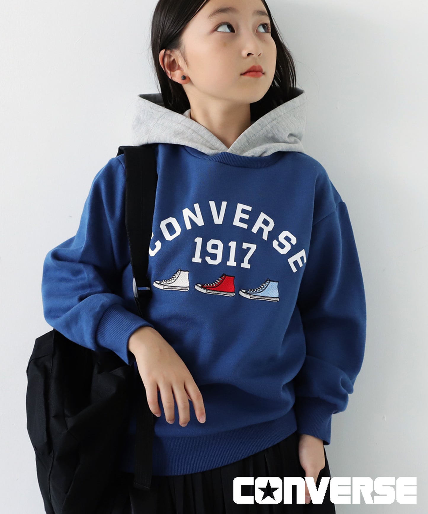 Layered Sweat Parker Kids