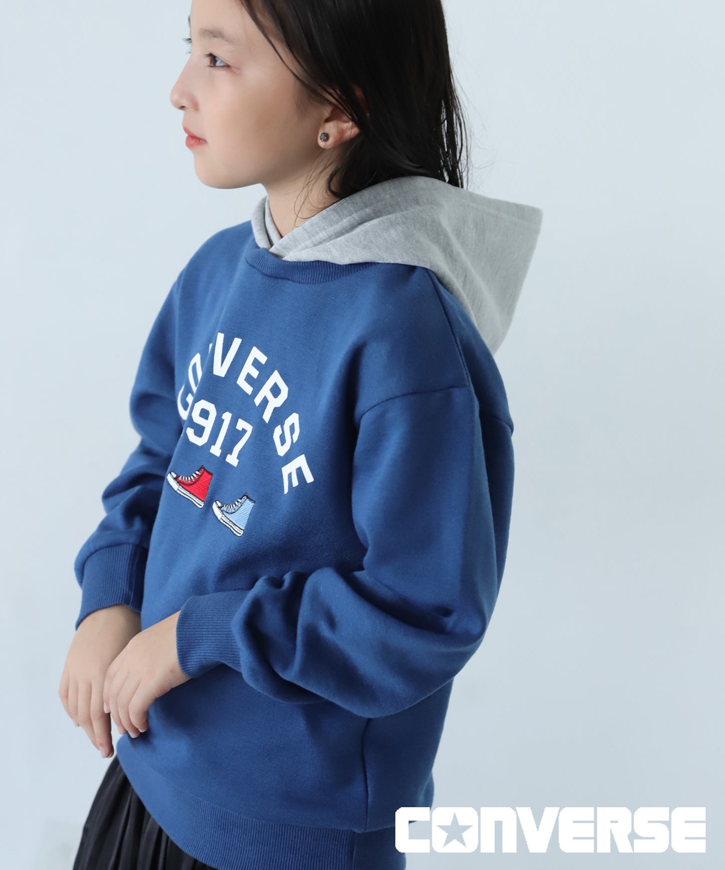 Layered Sweat Parker Kids