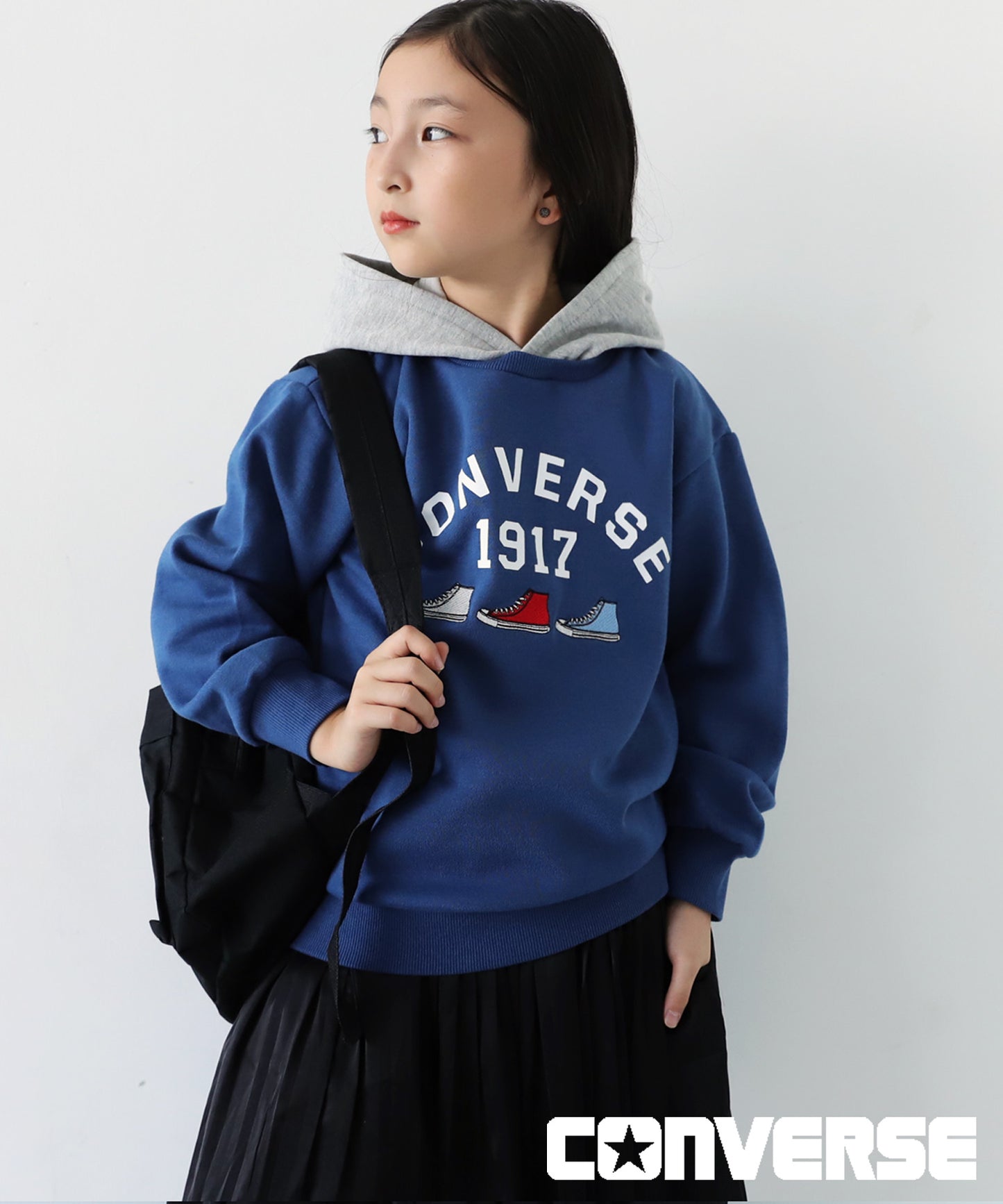 Layered Sweat Parker Kids