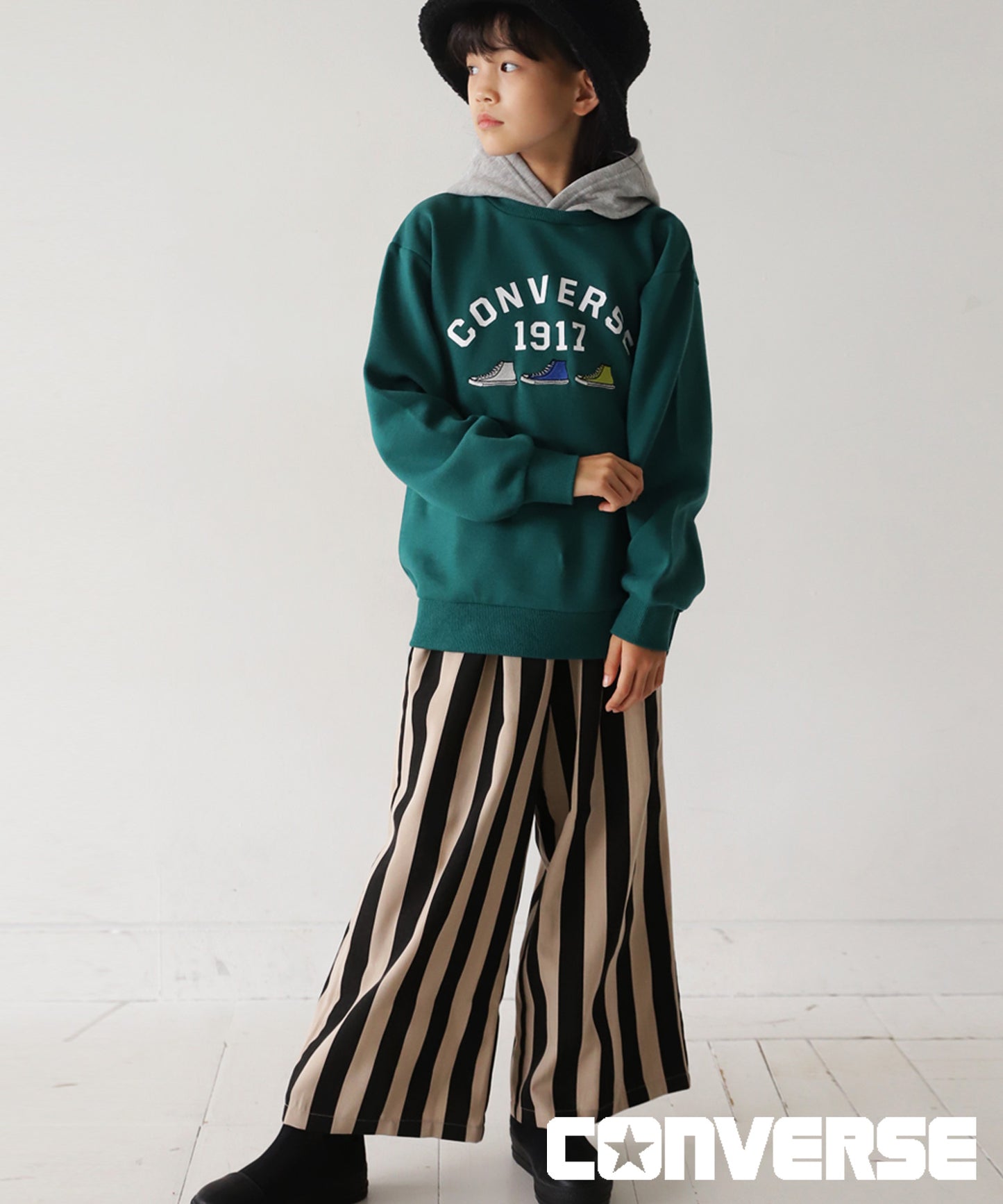 Layered Sweat Parker Kids