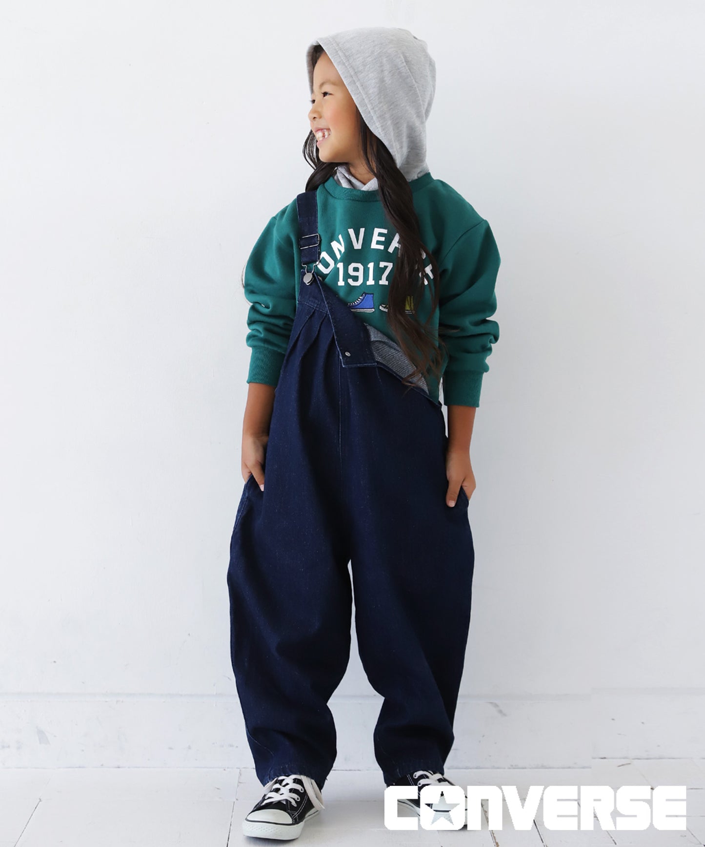 Layered Sweat Parker Kids