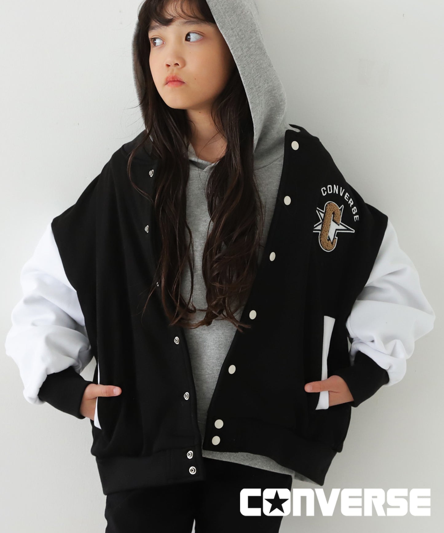 Award Jacket With Converse Logo Kids