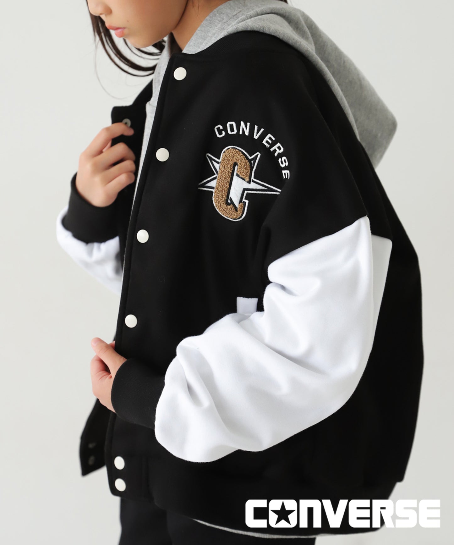 Award Jacket With Converse Logo Kids