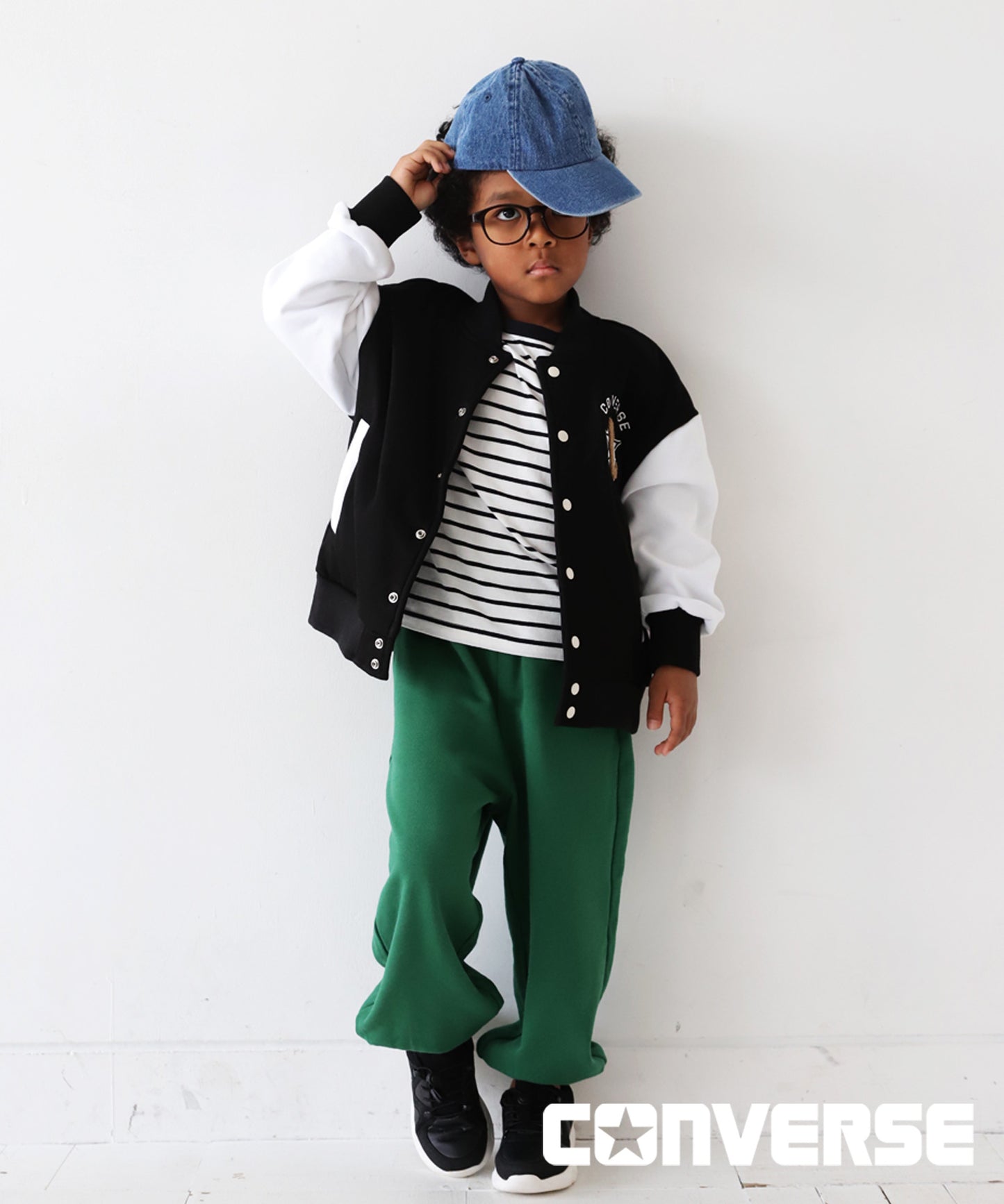 Award Jacket With Converse Logo Kids