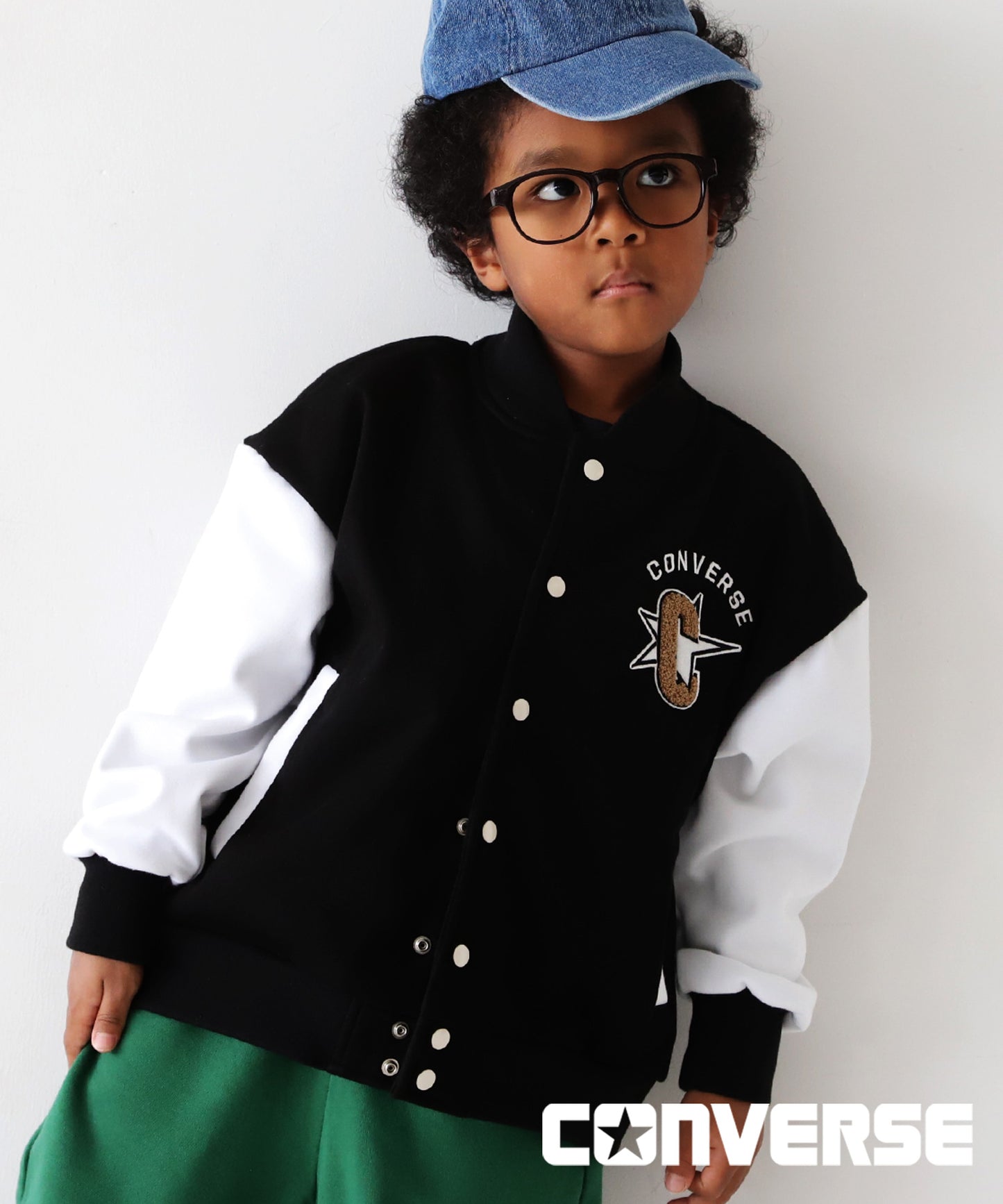 Award Jacket With Converse Logo Kids