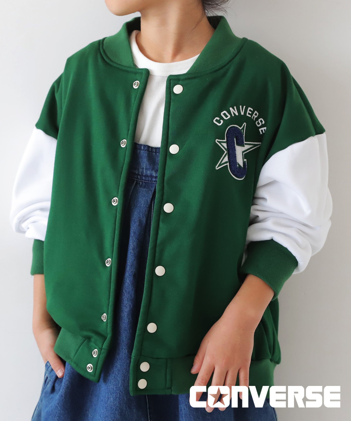 Award Jacket With Converse Logo Kids