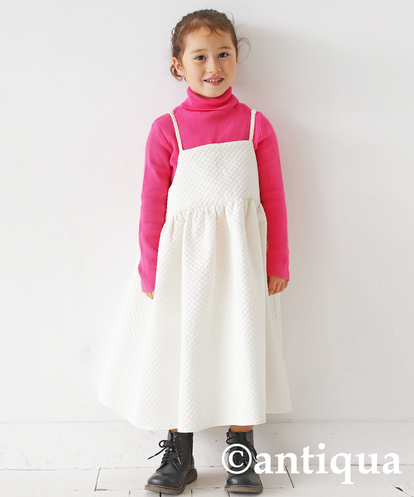 100%cotton Turtleneck Knit Kids