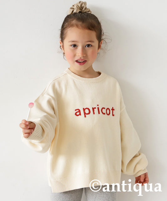 100%cotton Logo Knit Kids