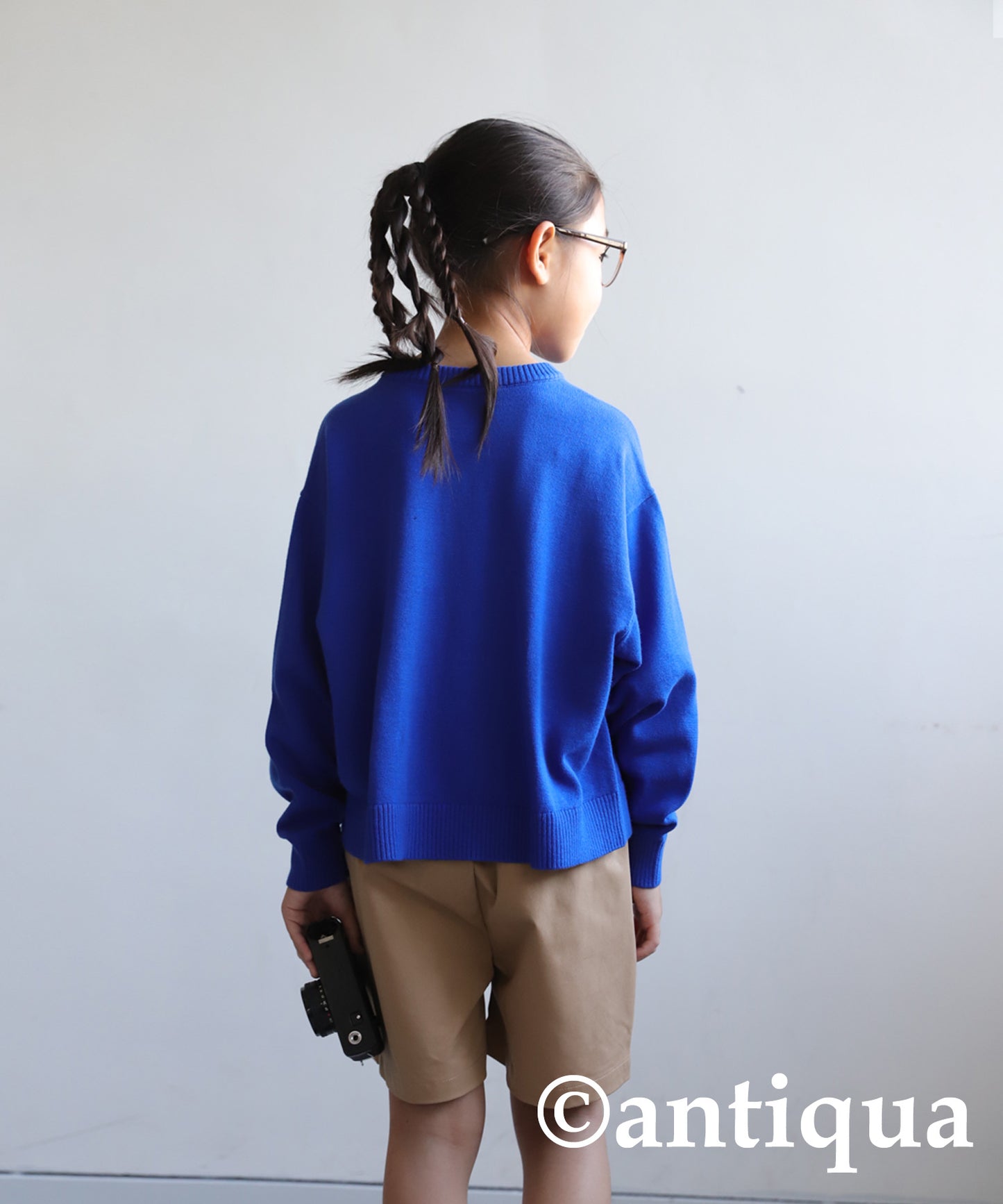 100%cotton Crew neck Knit Kids