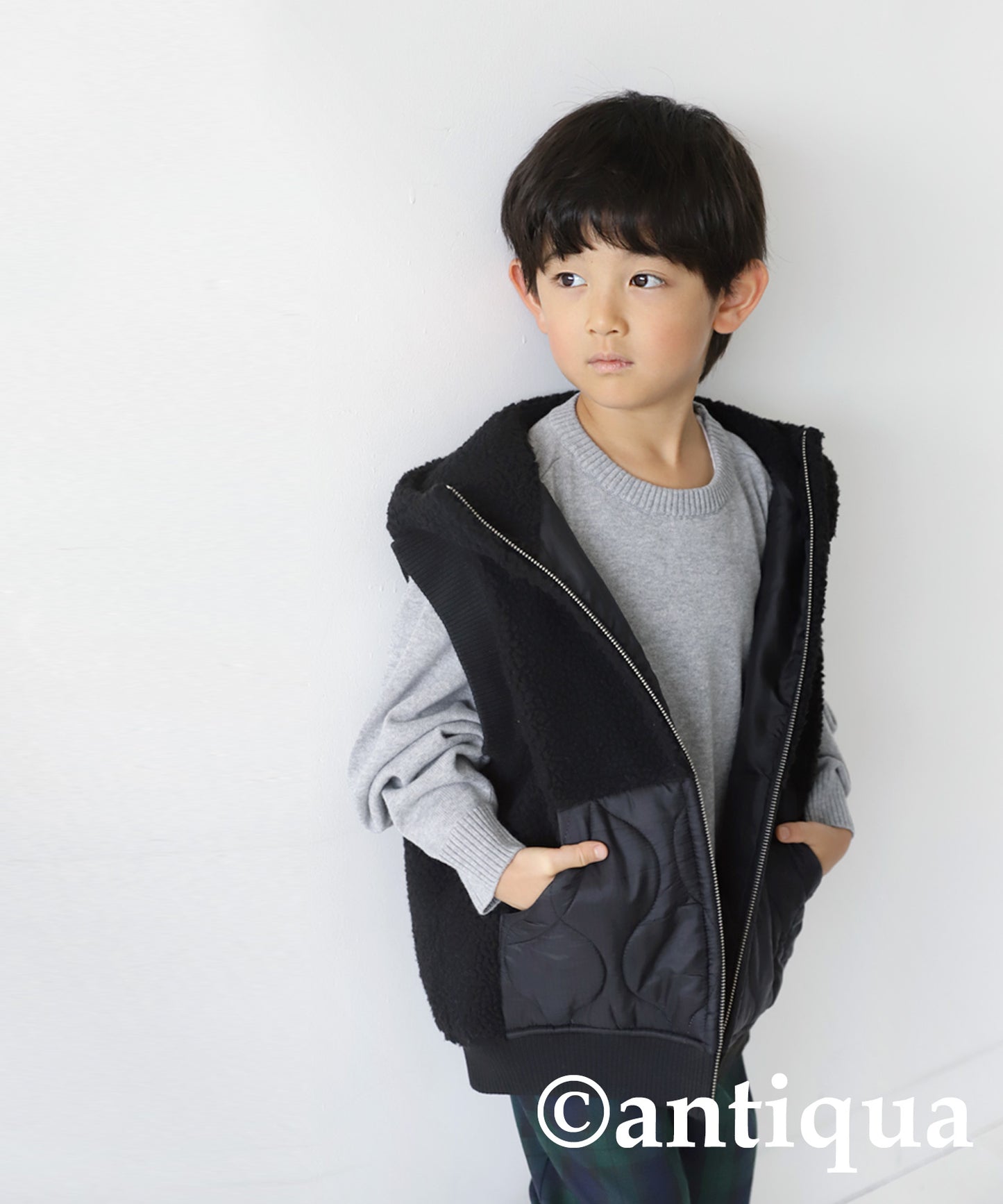 100%cotton Crew neck Knit Kids