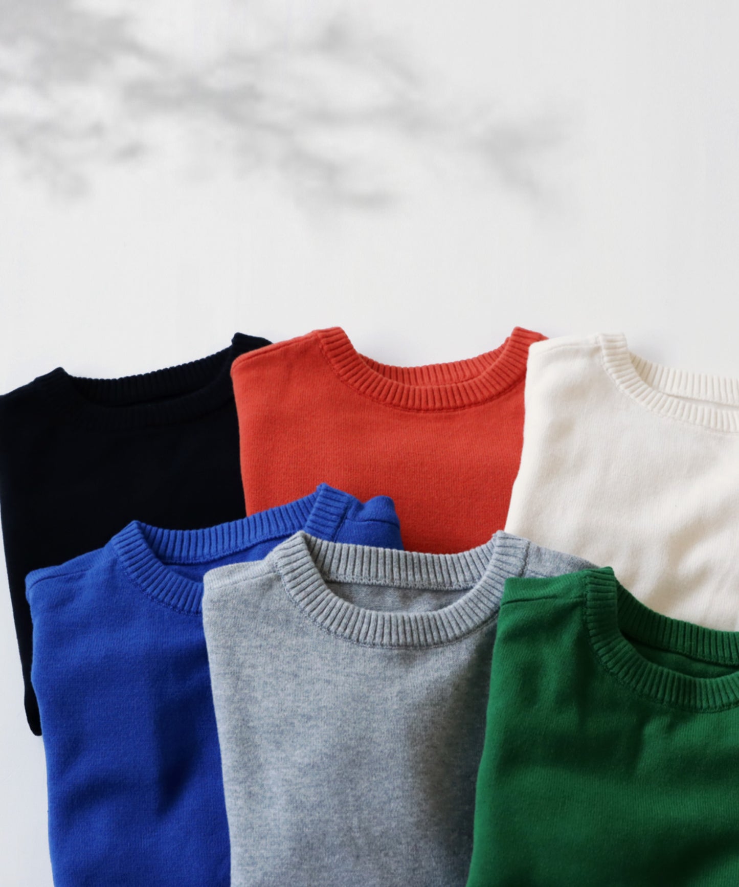 100%cotton Crew neck Knit Kids