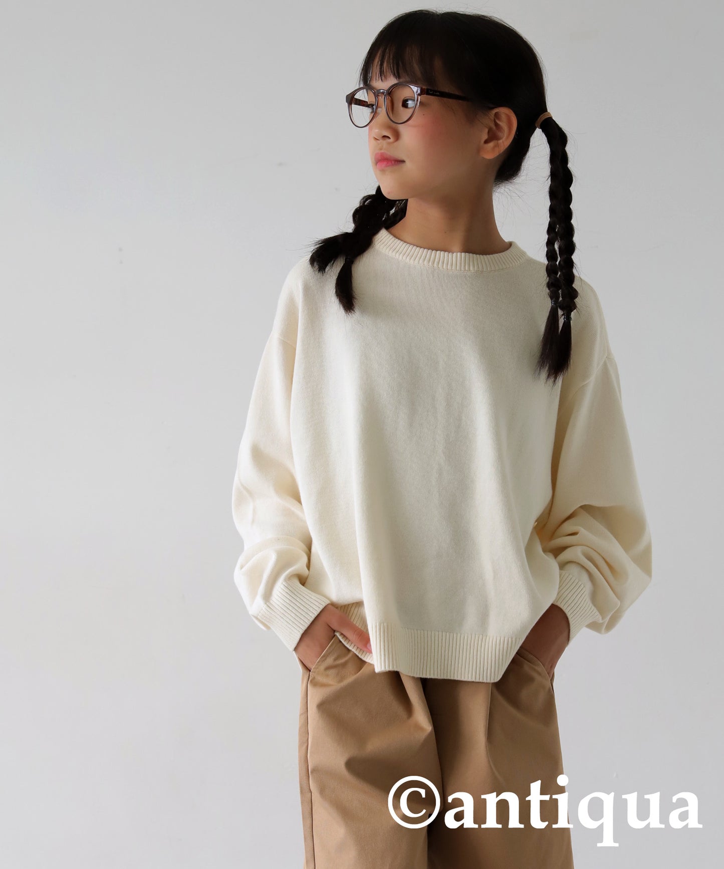 100% Cotton Crew Neck Knit Junior