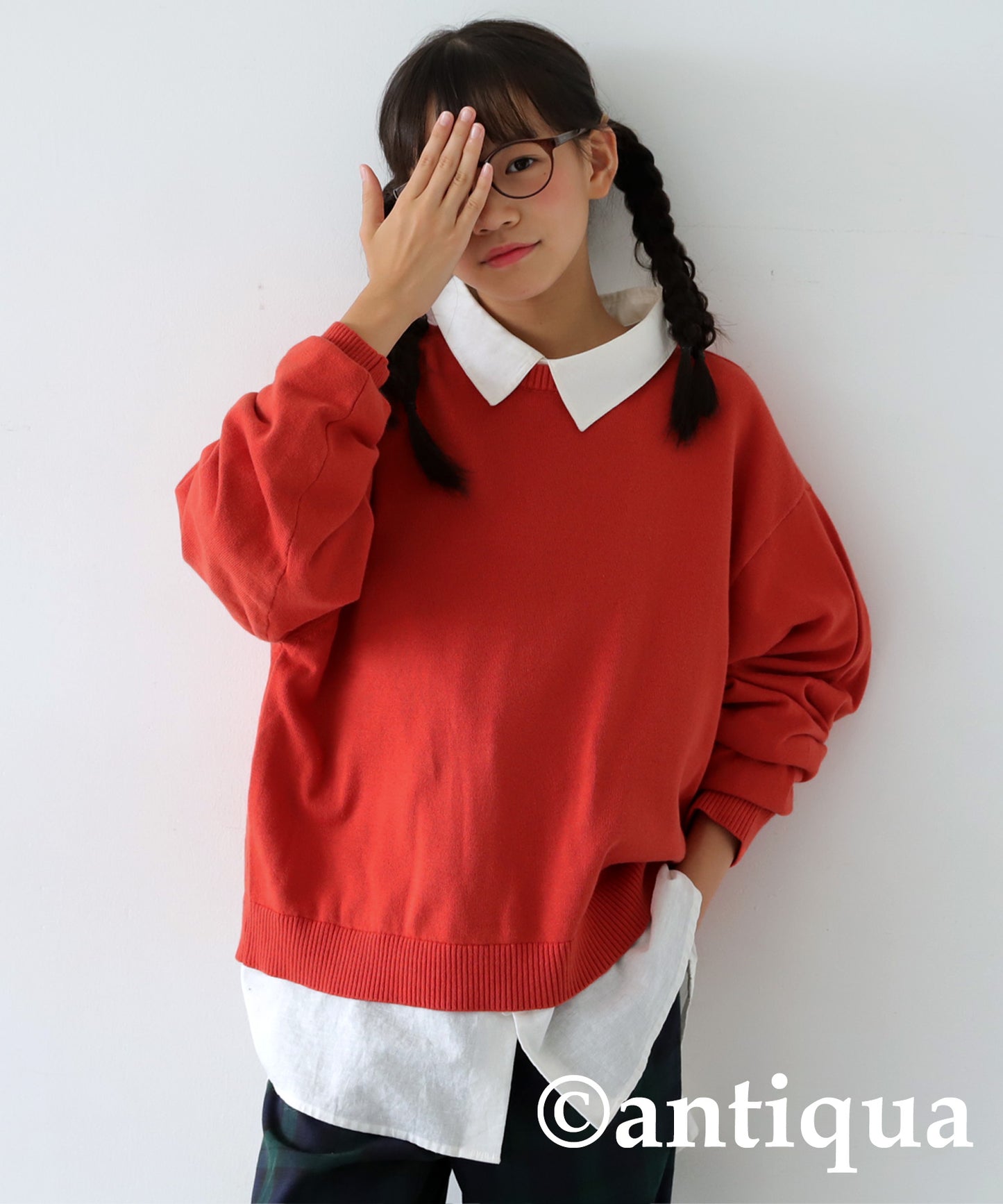 100% Cotton Crew Neck Knit Junior