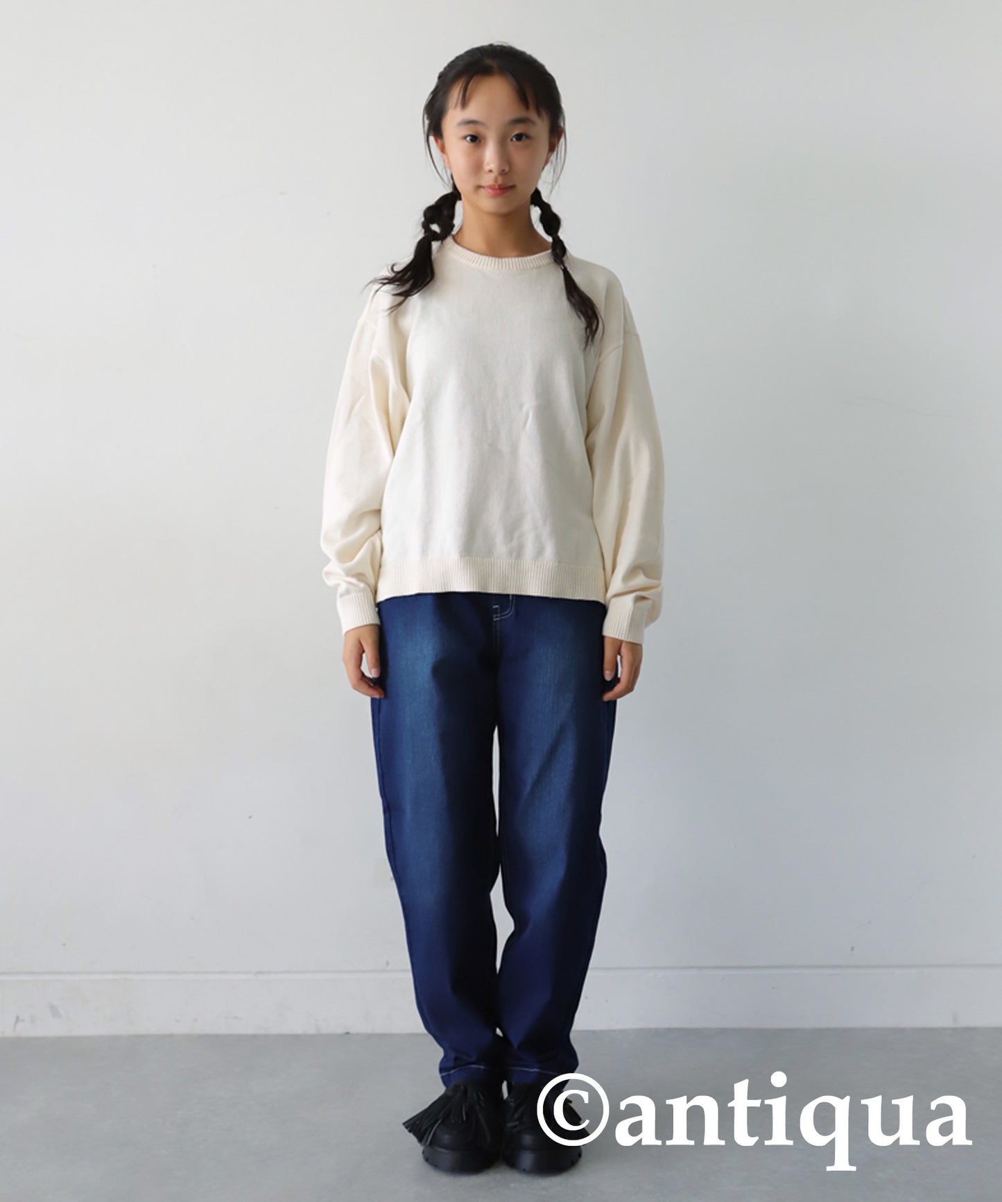 100% Cotton Crew Neck Knit Junior