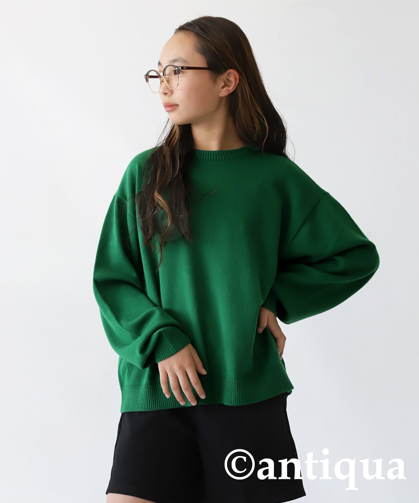 100% Cotton Crew Neck Knit Junior