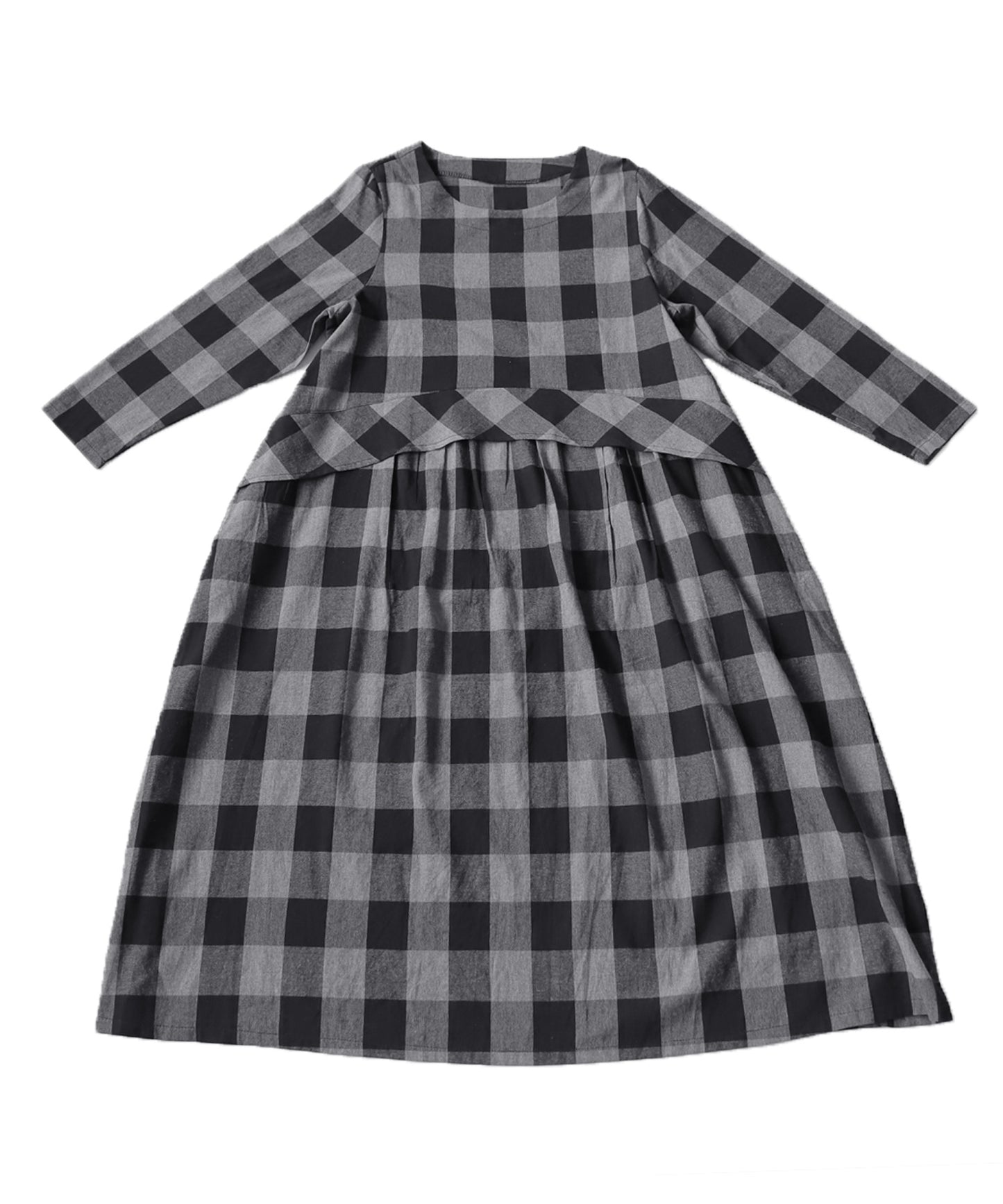 Checkd pattern dress Ladies