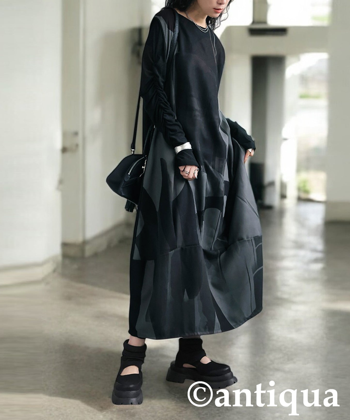 Ladies Cocoon Design Dress