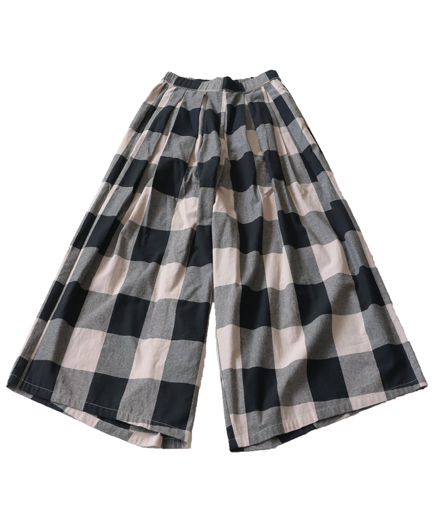 Plaid Wide Pants Ladies