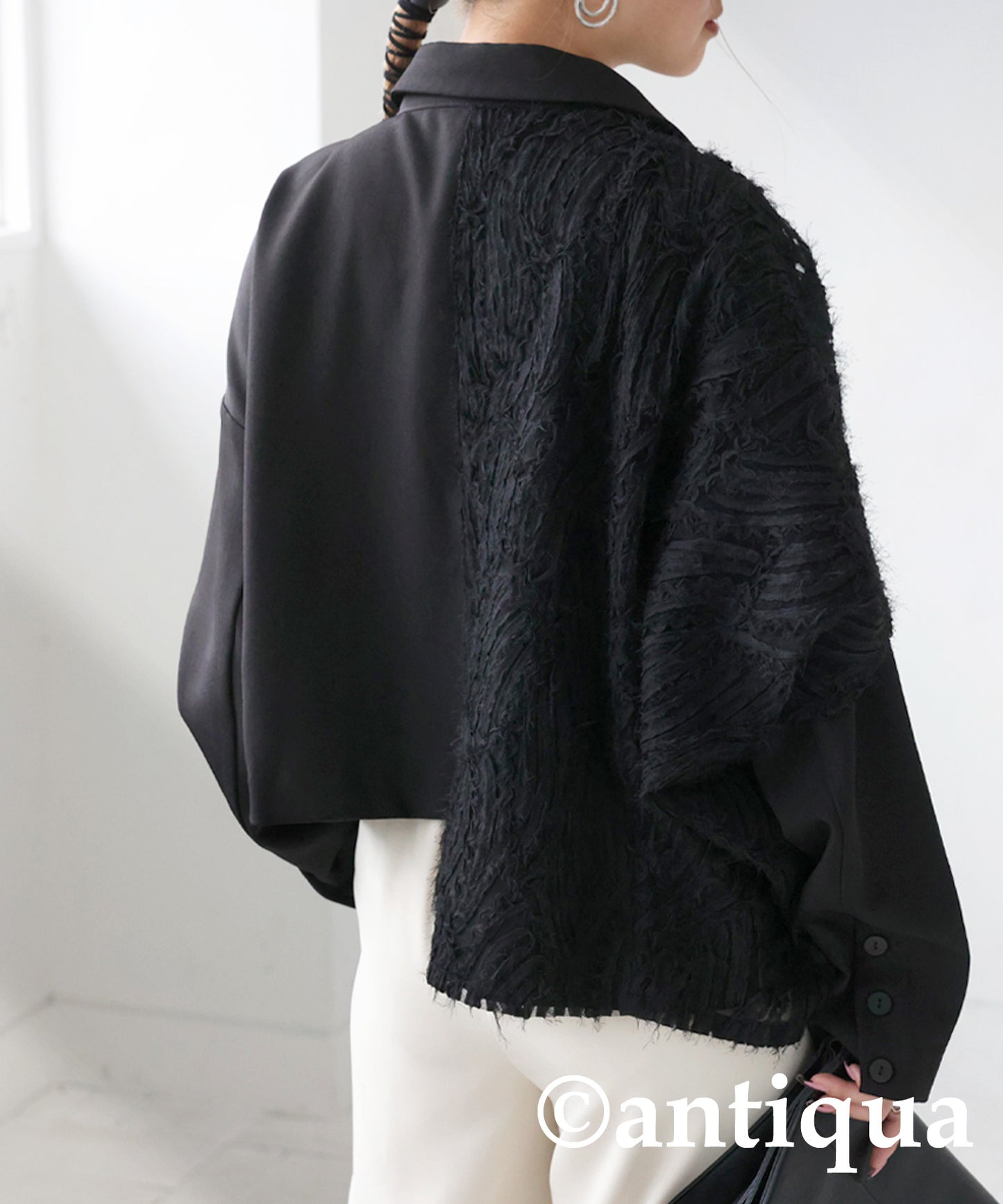 Asymmetric Lace Jacket Ladies