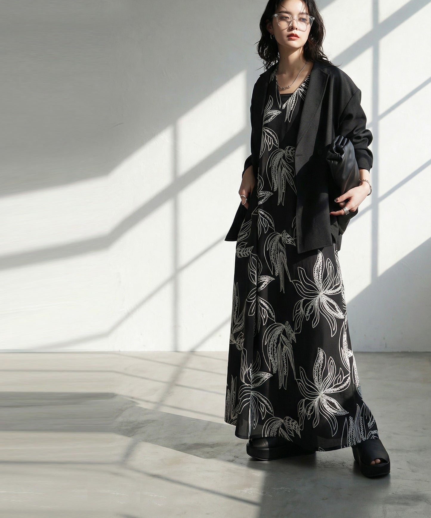 Botanical Print Dress Ladies