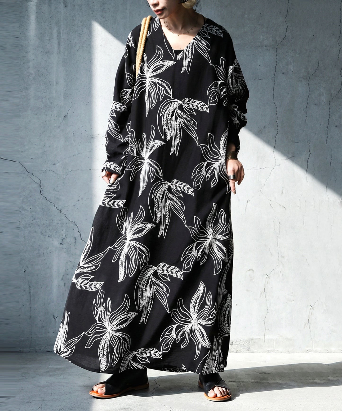 Botanical Print Dress Ladies