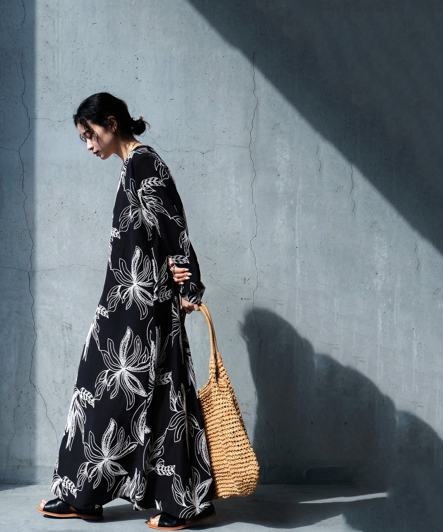 Botanical Print Dress Ladies