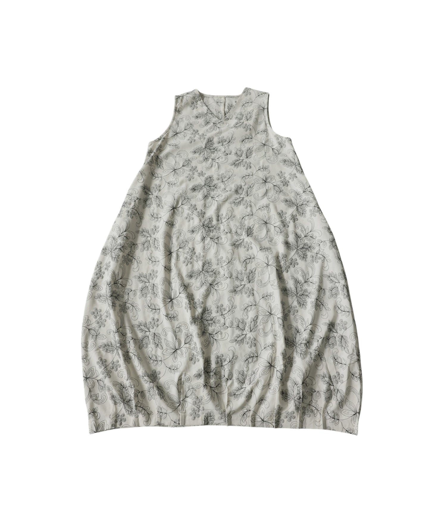 Embroidered Floral Cocoon Dress Ladies