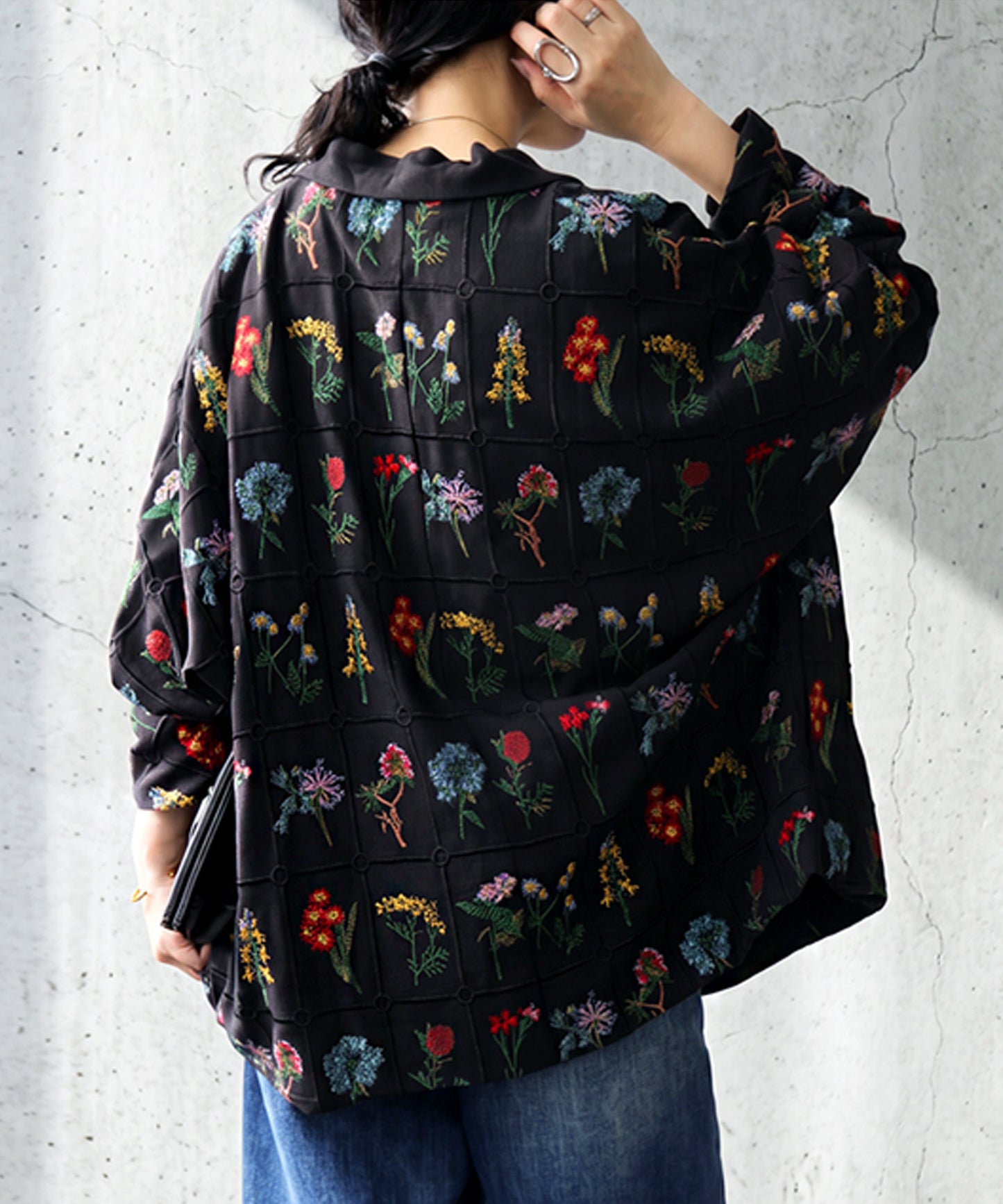 Floral Embroidered Tailored Jacket Ladies
