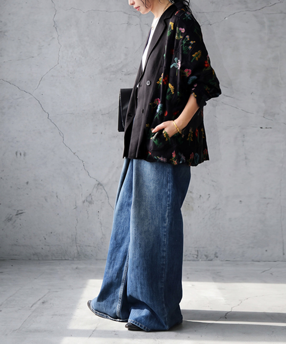 Floral Embroidered Tailored Jacket Ladies