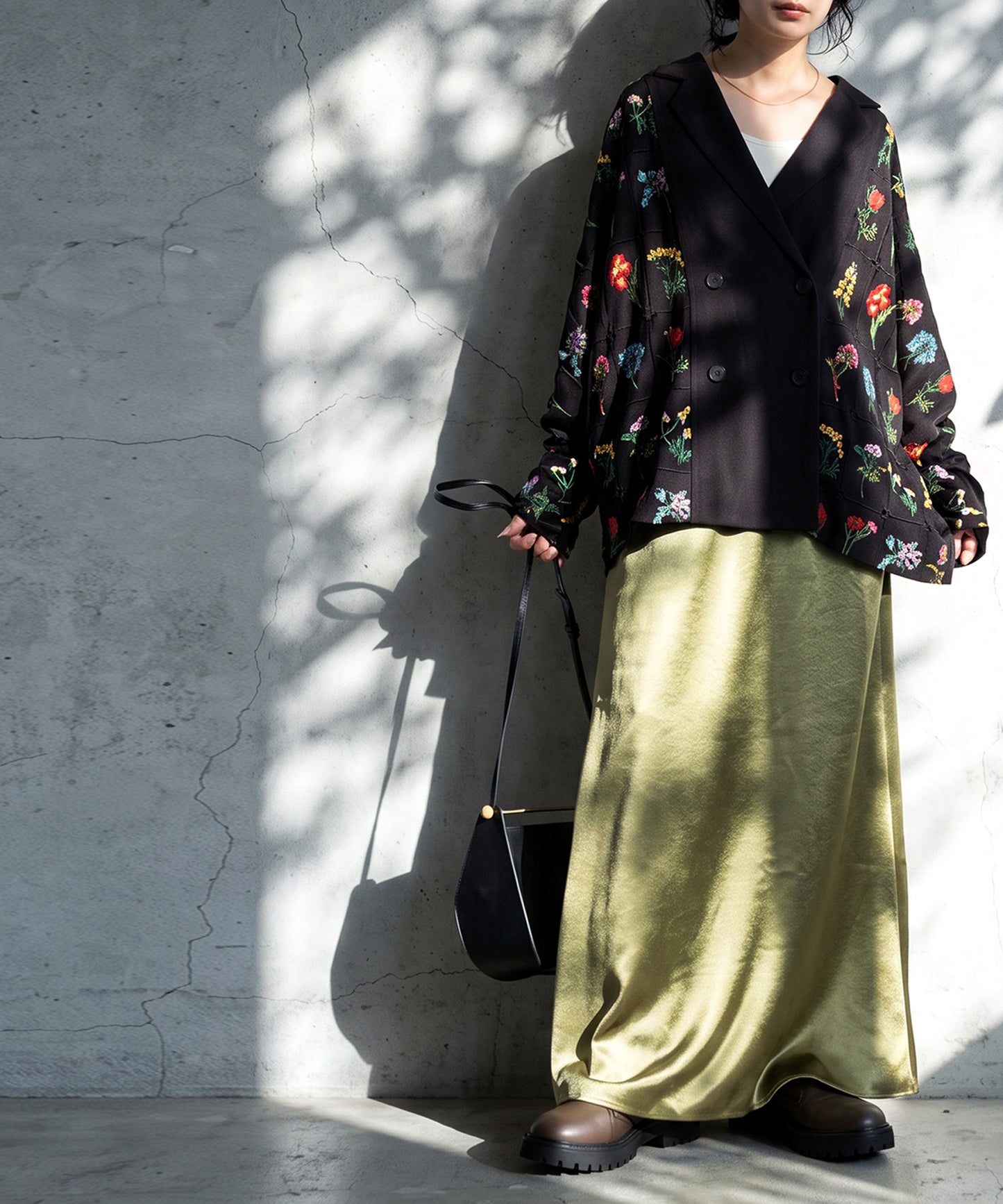 Floral Embroidered Tailored Jacket Ladies