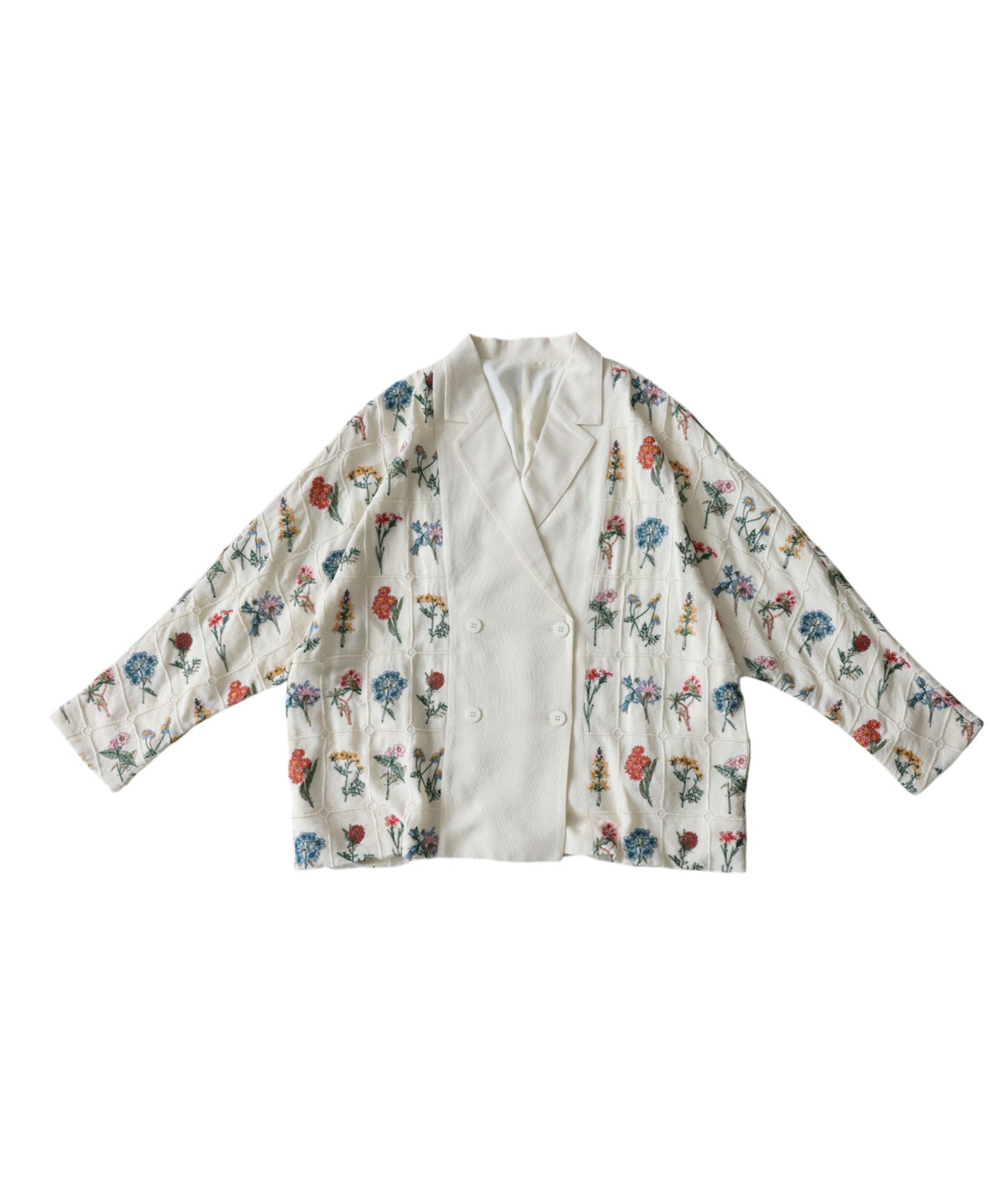 Floral Embroidered Tailored Jacket Ladies