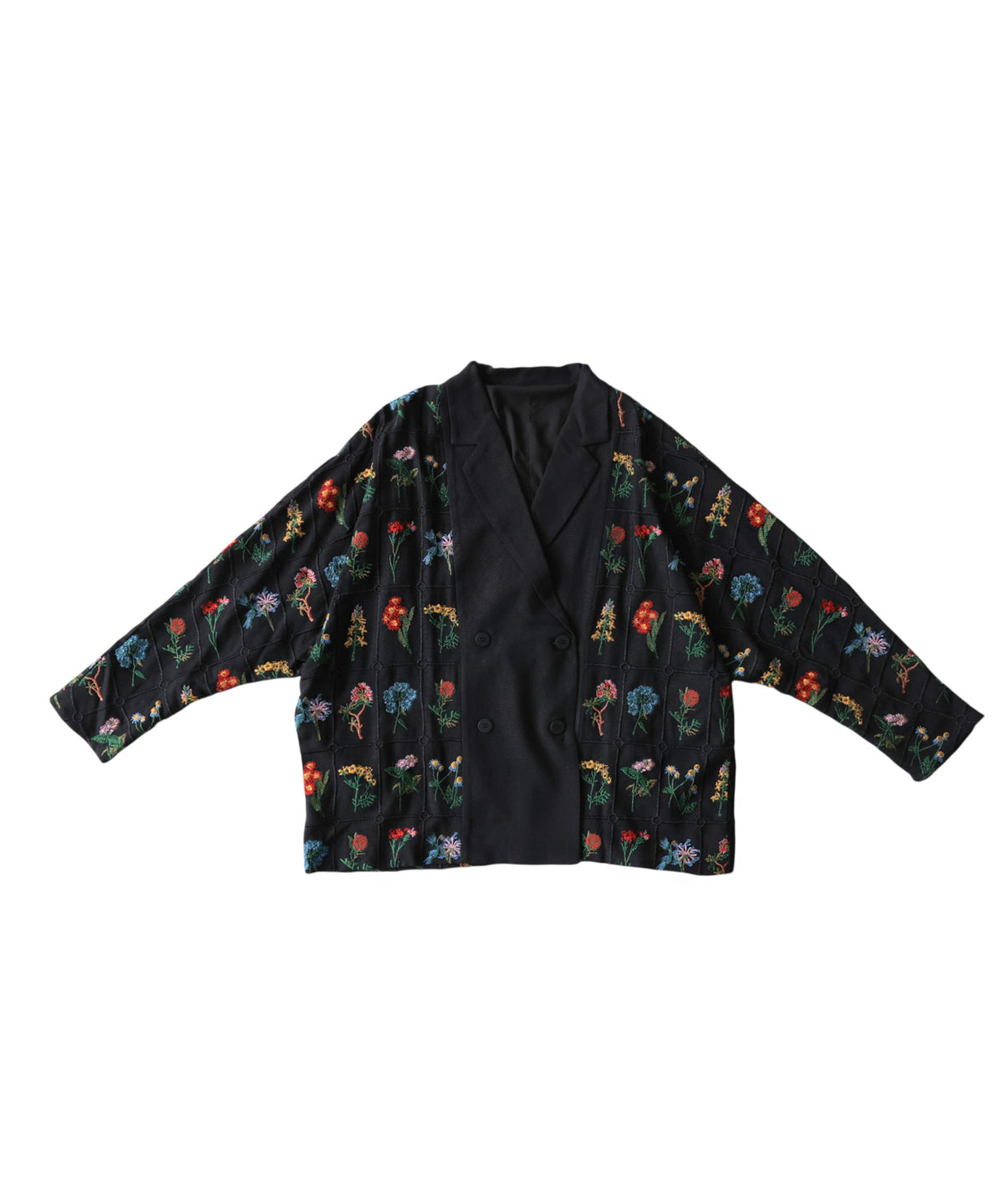 Floral Embroidered Tailored Jacket Ladies