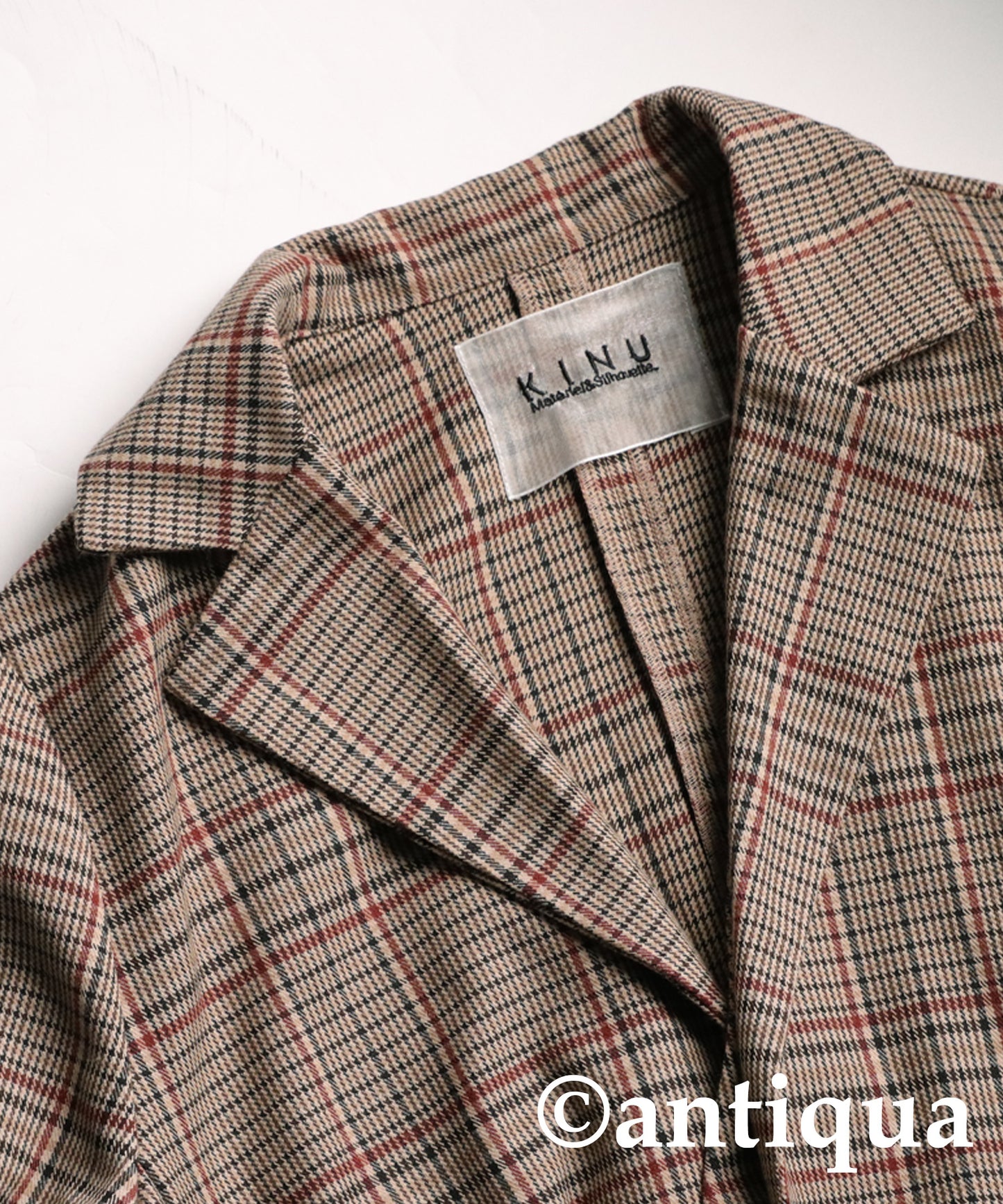 Classical check jacket Ladies