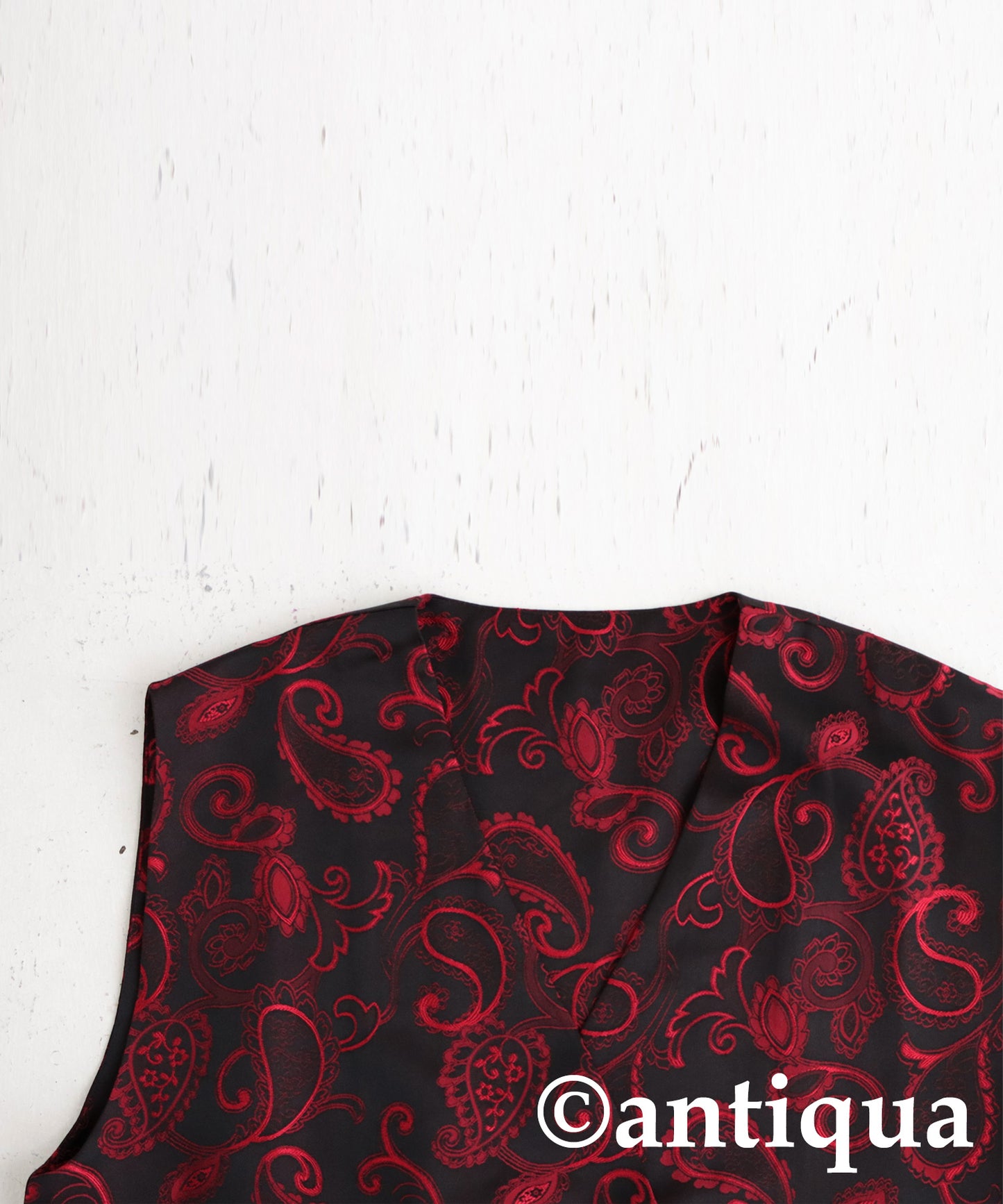 Okamoto Emi Collaboration product! Ladies Chinese style Long Vest