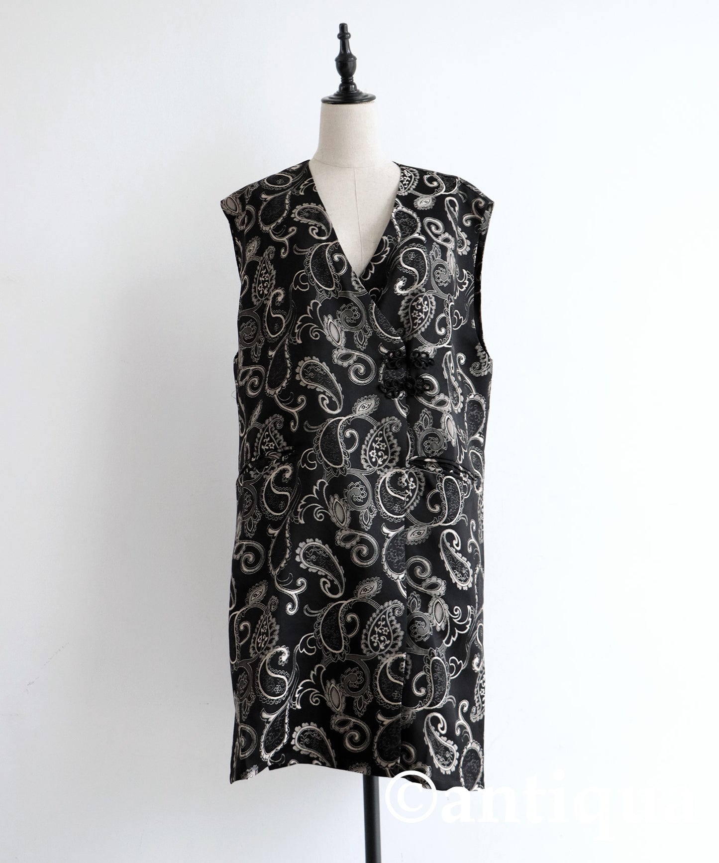 Okamoto Emi Collaboration product! Ladies Chinese style Long Vest