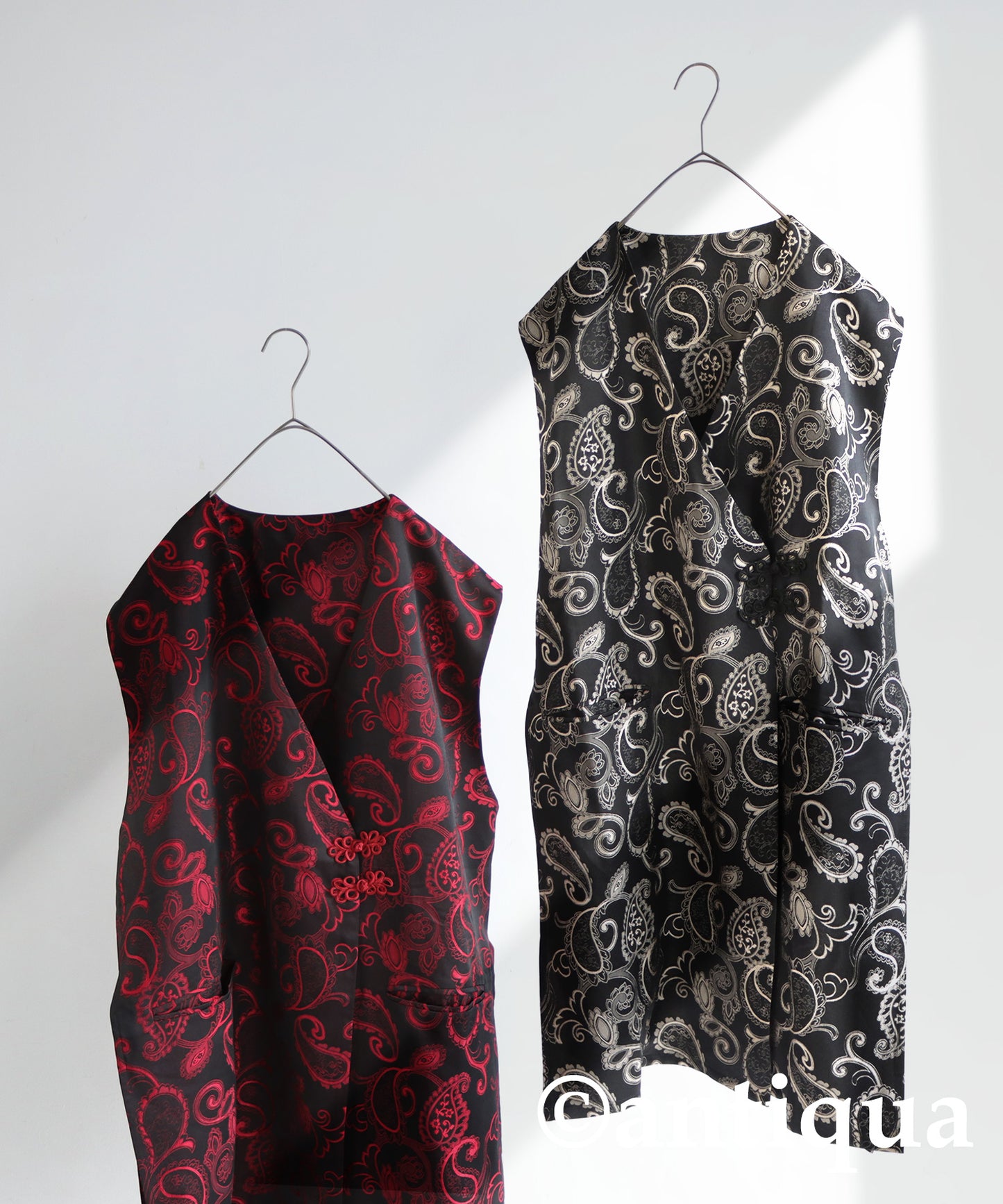 Okamoto Emi Collaboration product! Ladies Chinese style Long Vest