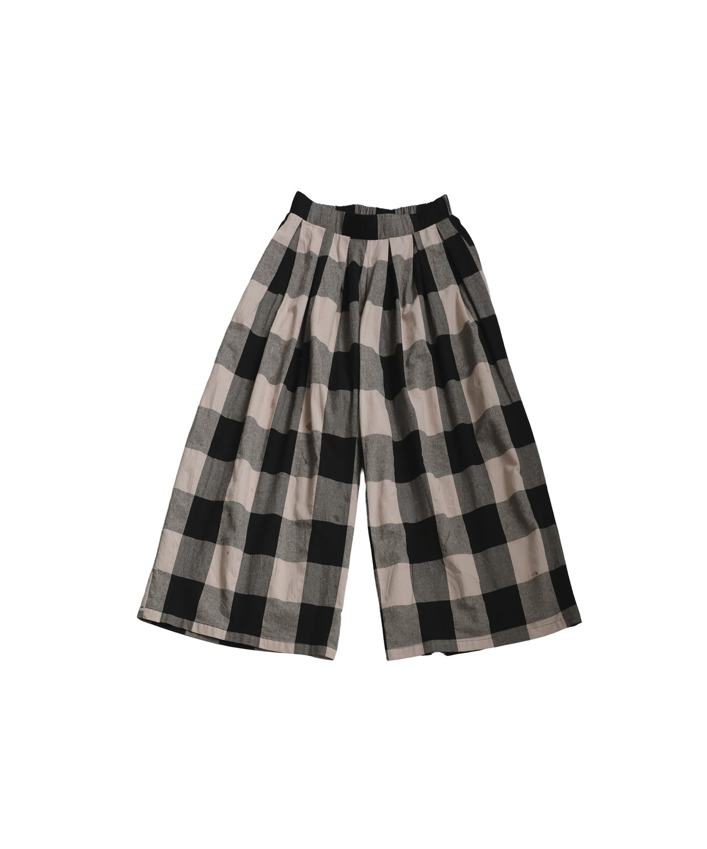 Checked Wide-leg Pants Ladies