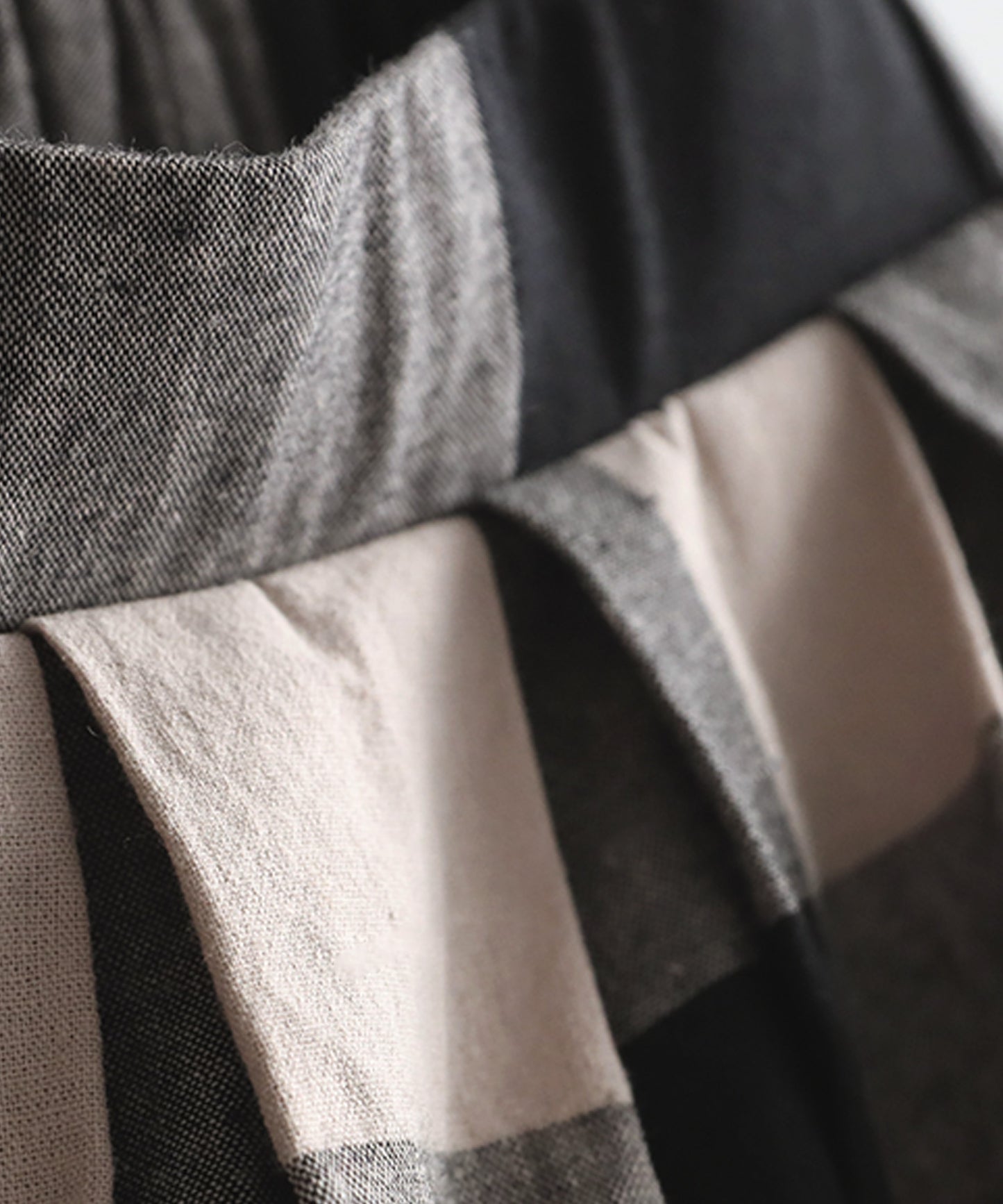 Checked Wide-leg Pants Ladies